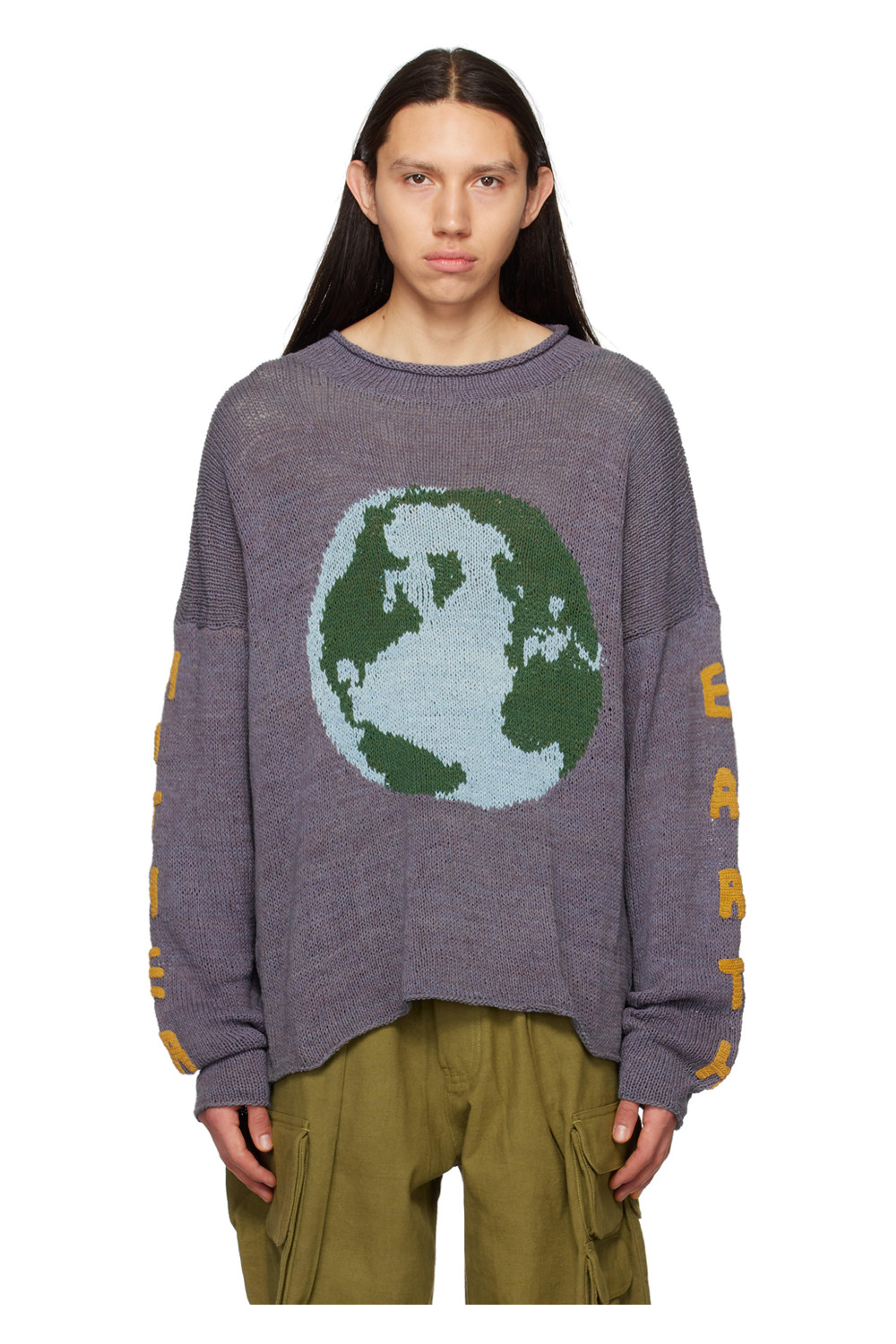 Story mfg.: Purple Twinsun Sweater | SSENSE