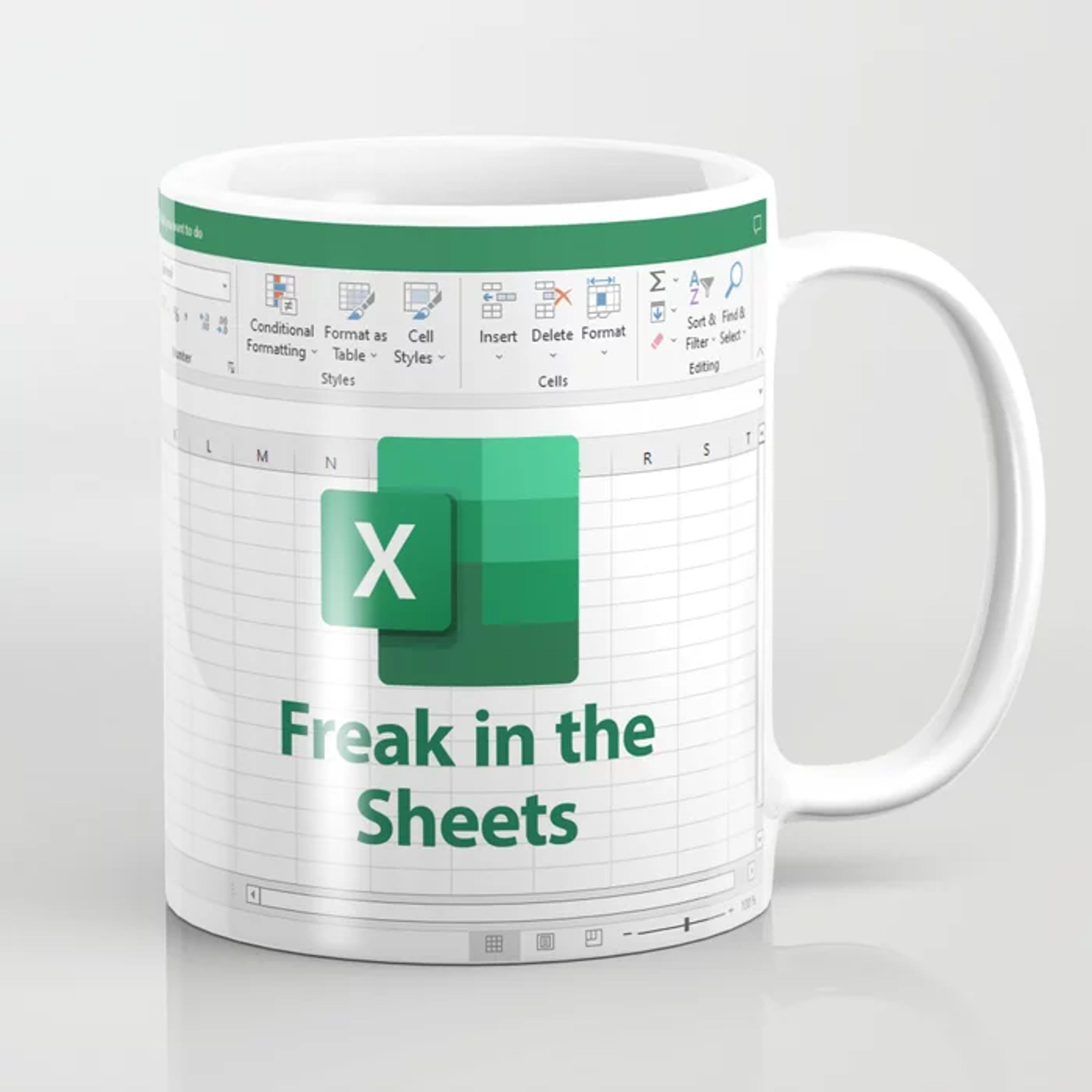 Freak In The Sheets Coffee Mug by Anfa Graphic | Society6