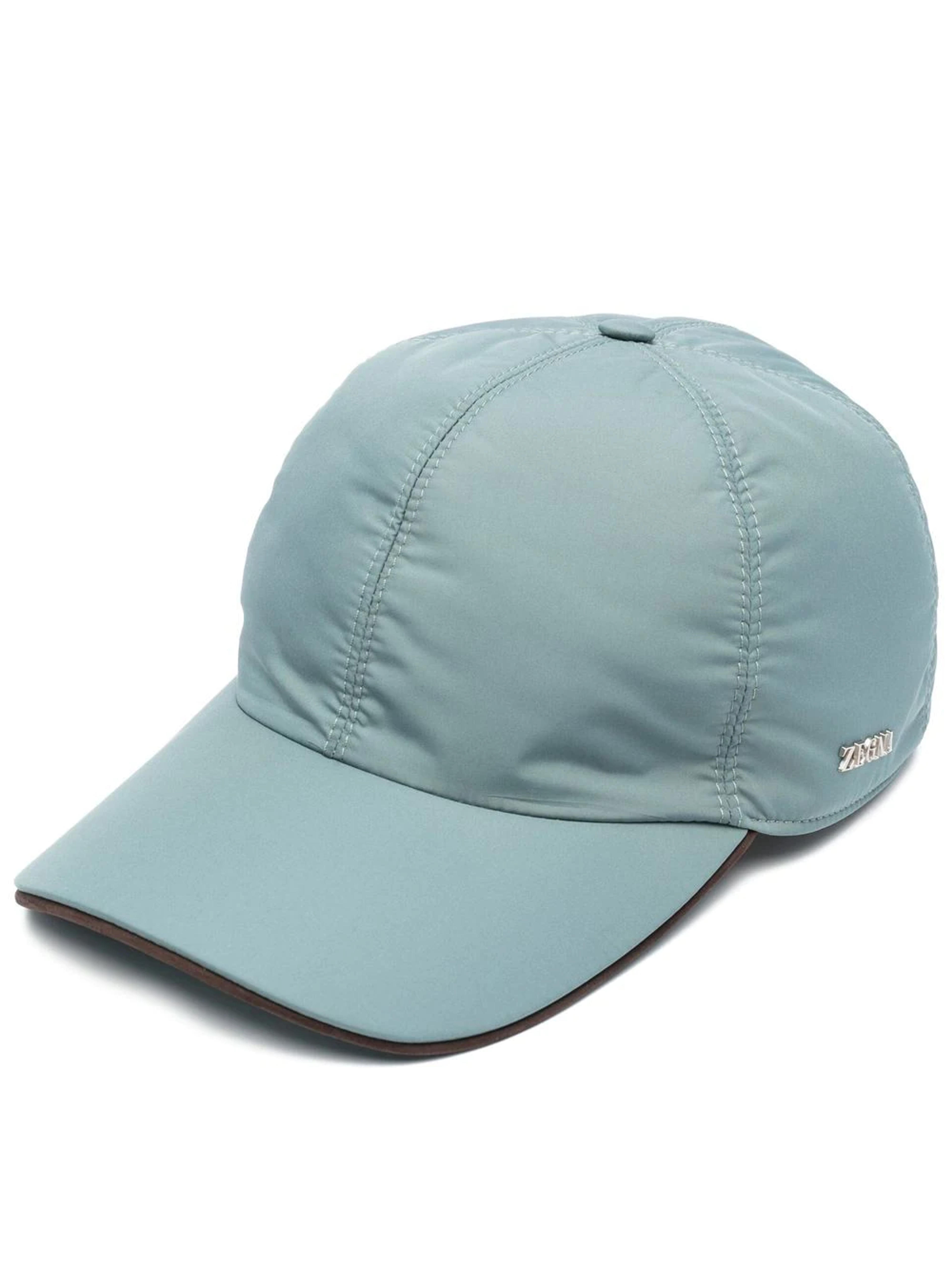 Zegna logo-plaque Padded Cap - Farfetch