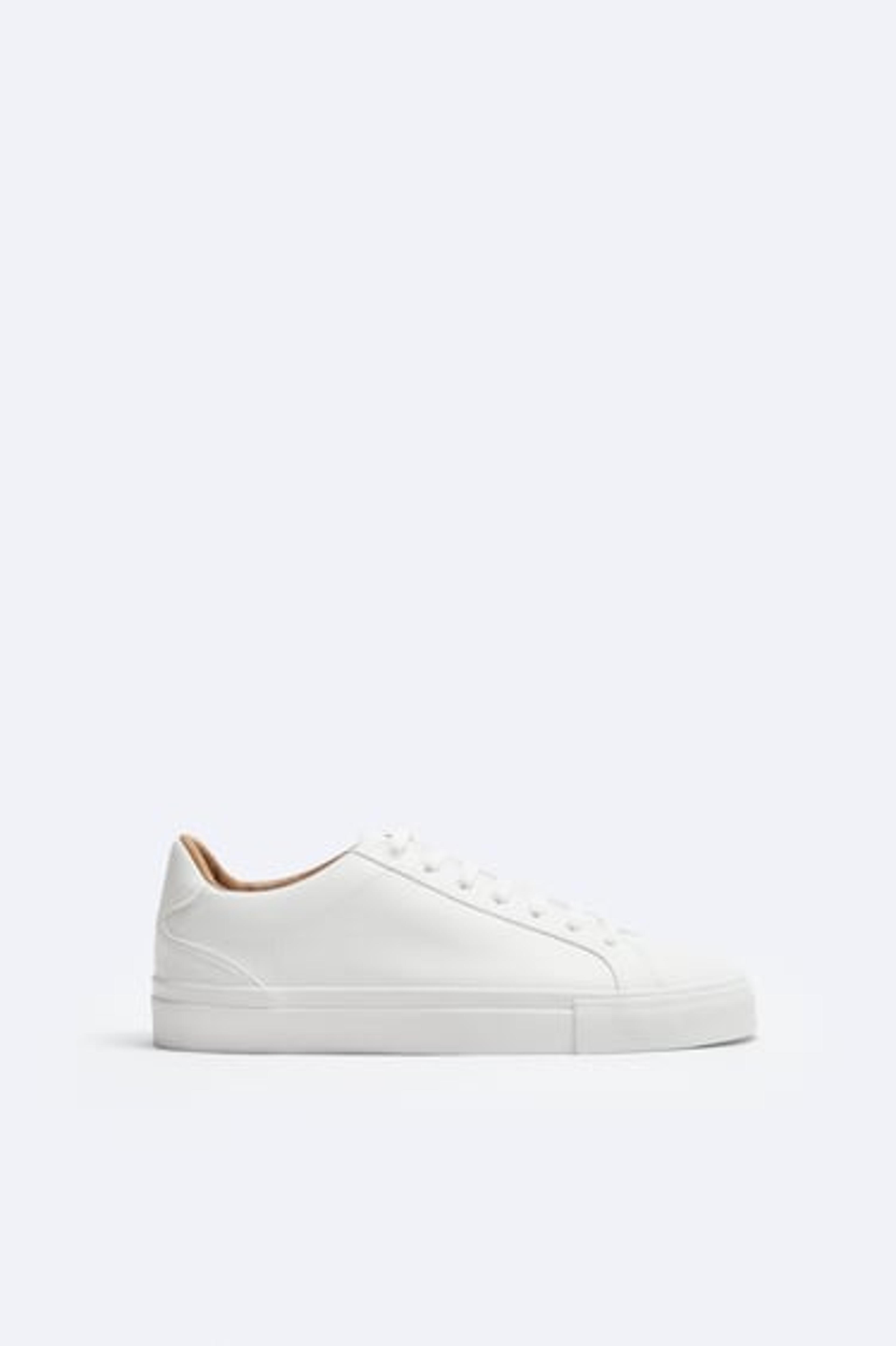 MINIMAL SNEAKERS - Beige | ZARA United States