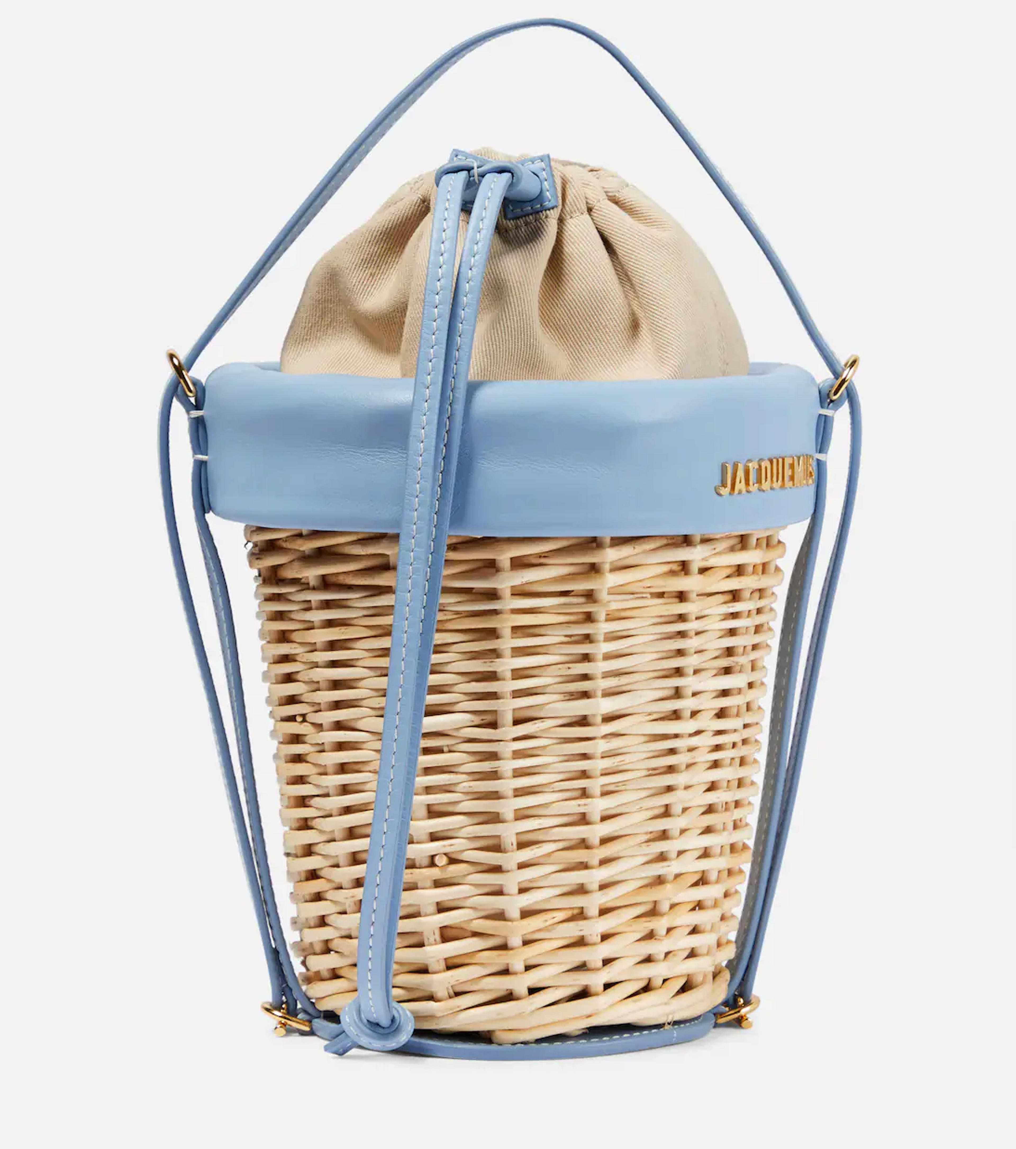 Le Panier Seau Bucket Bag in Blue - Jacquemus | Mytheresa