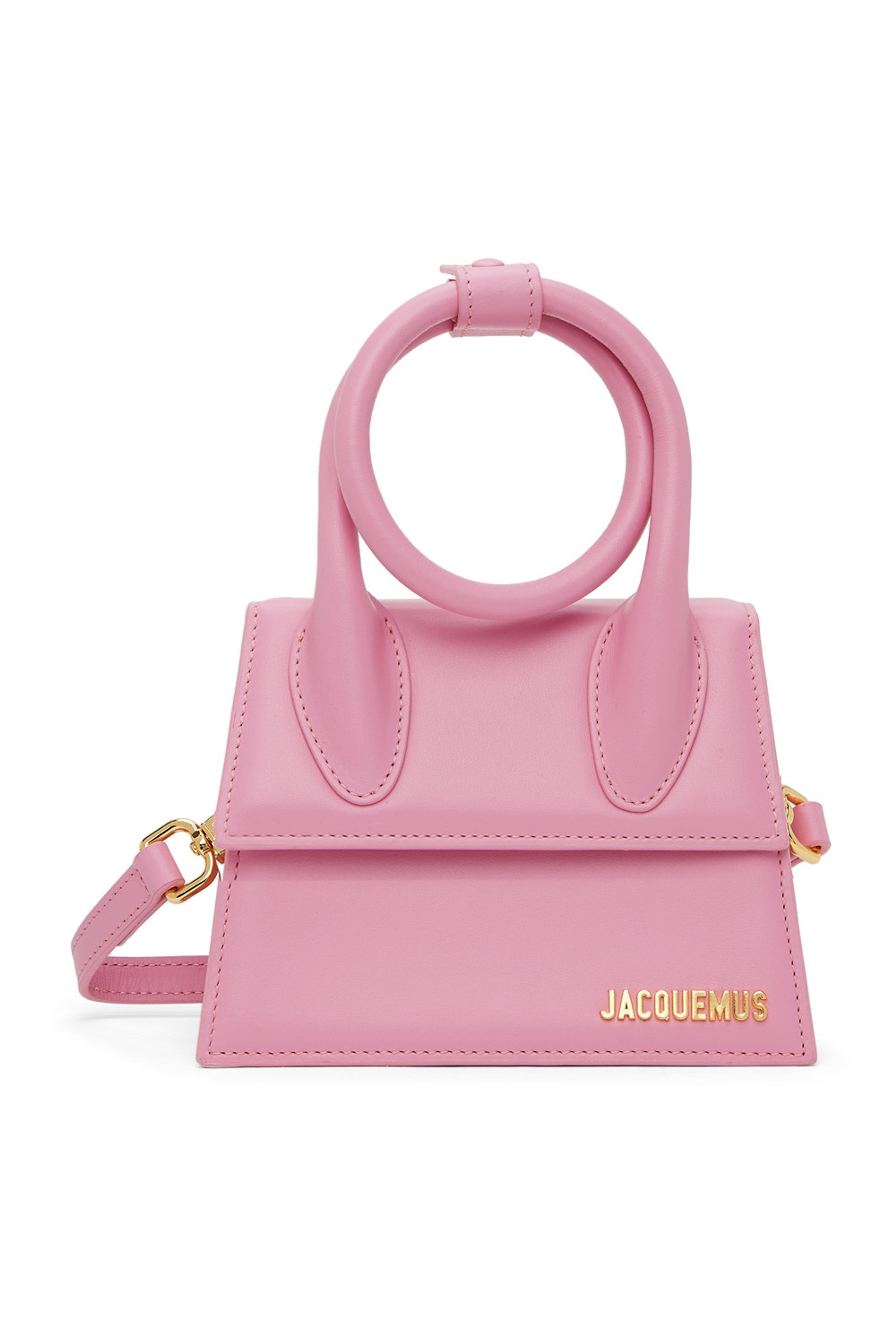 Pink La Montagne 'Le Chiquito Noeud' Bag by Jacquemus on Sale