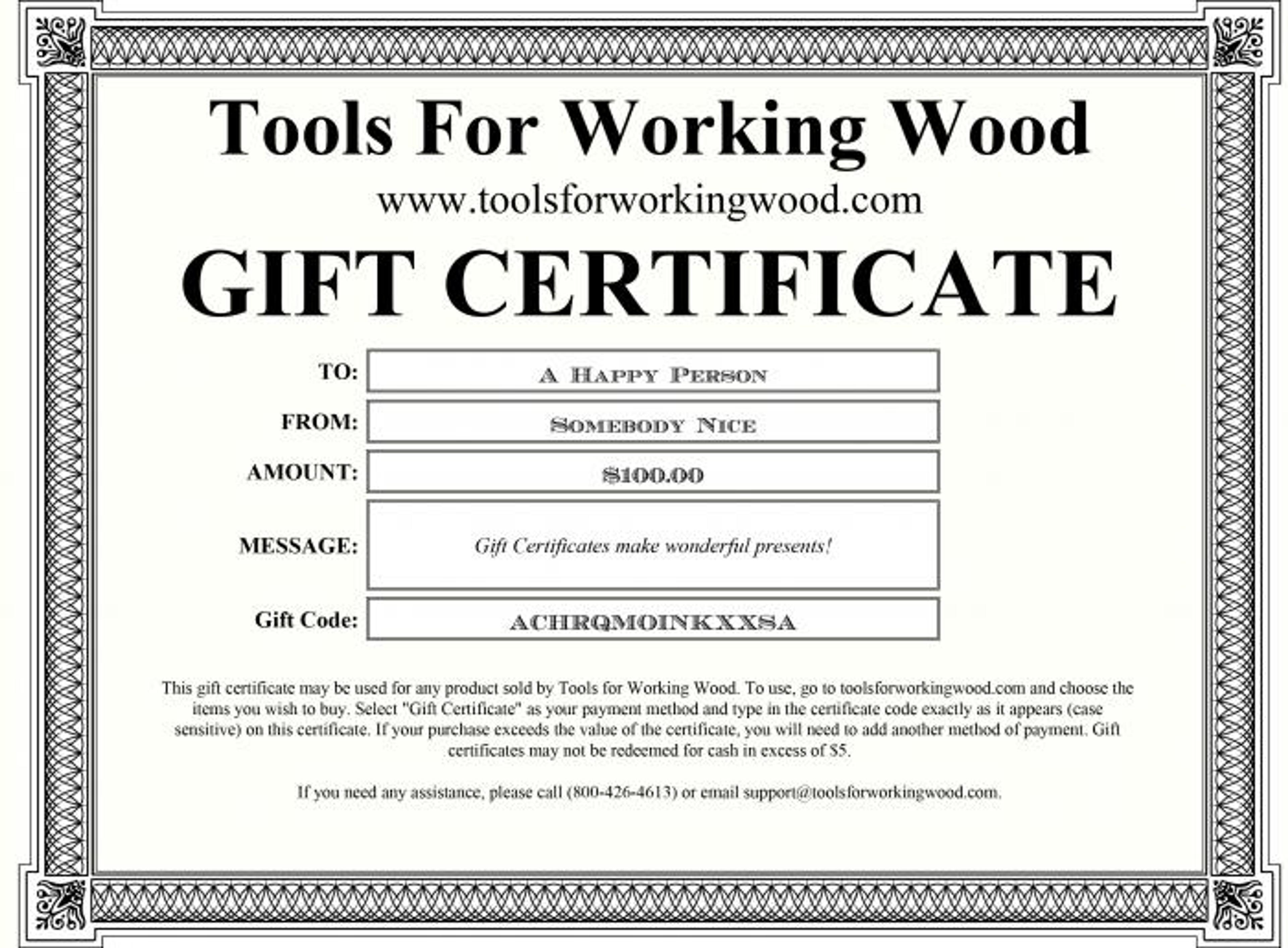 Purchase a Gift Certificate