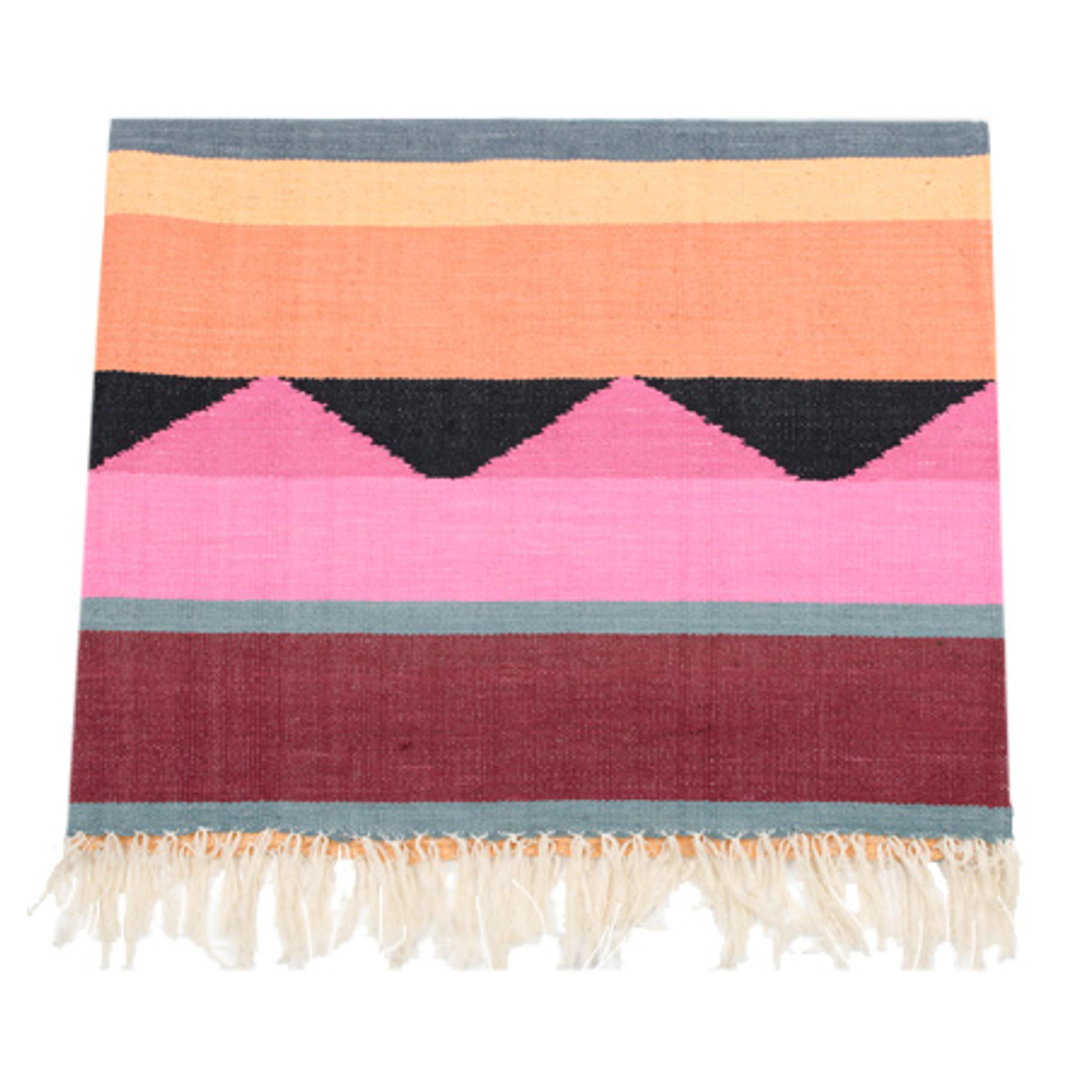 Handmade Woven Sorbet Striped Rug 3' x 5'