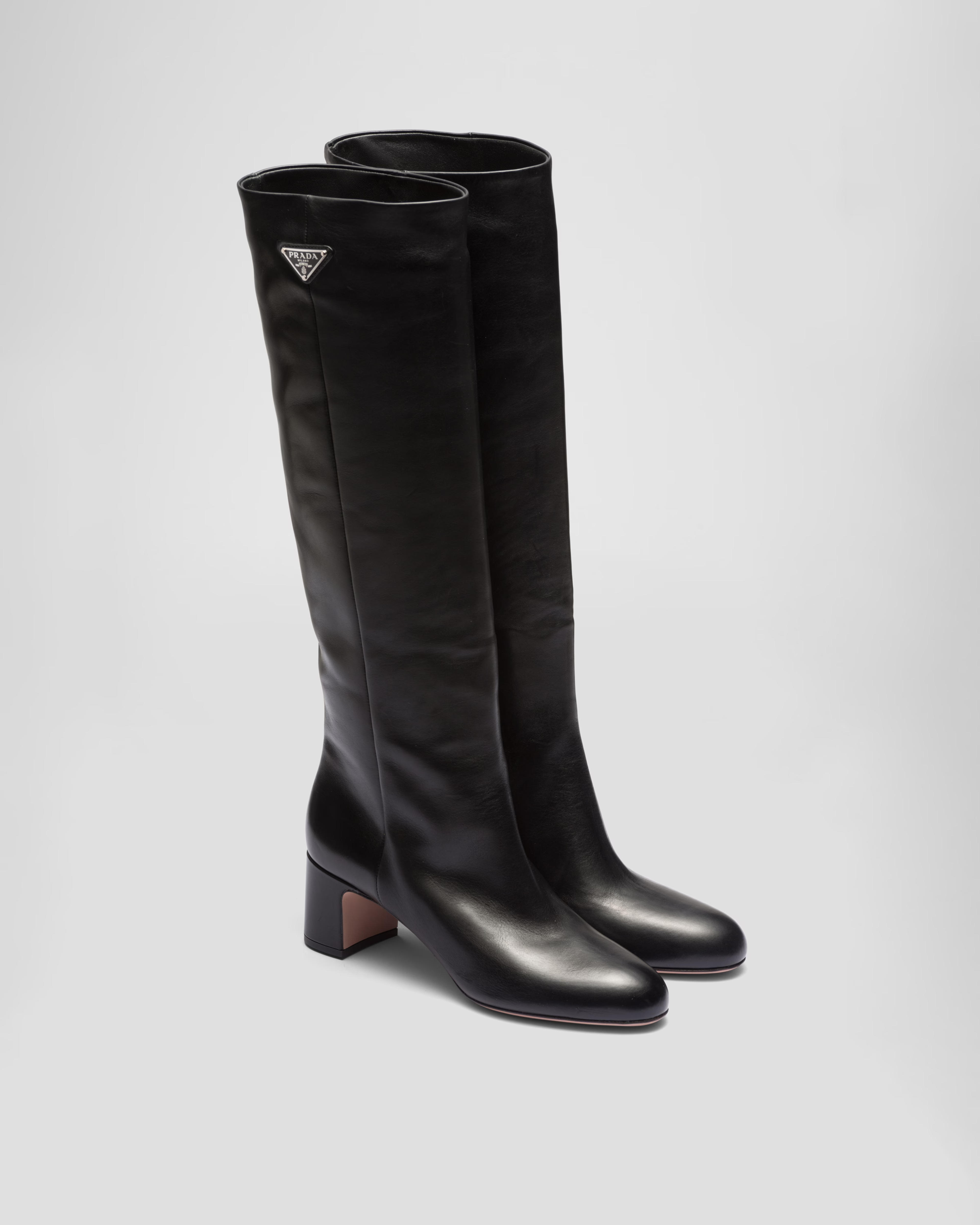 Black Leather Boots | PRADA