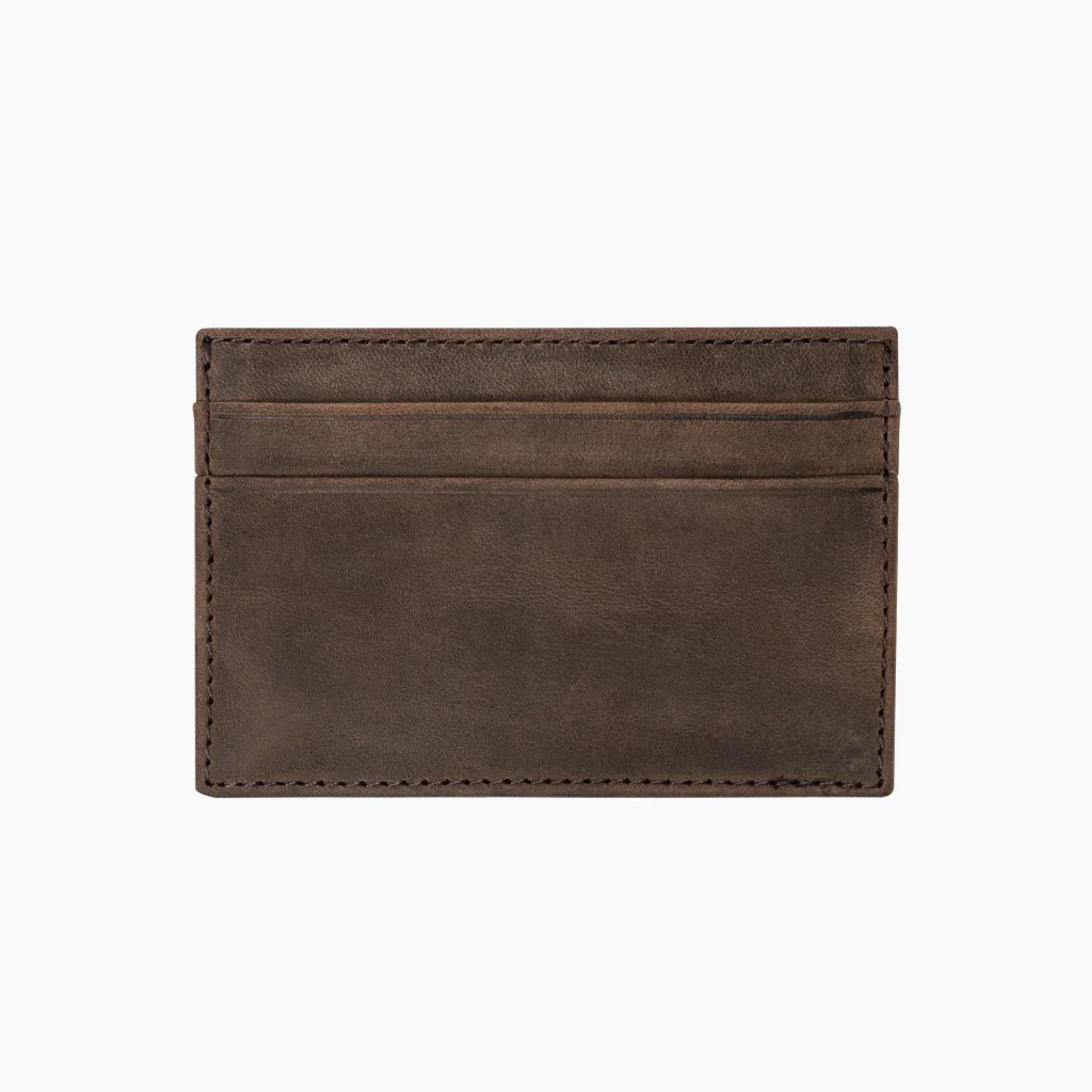 Leather Card Holder | Tobacco 