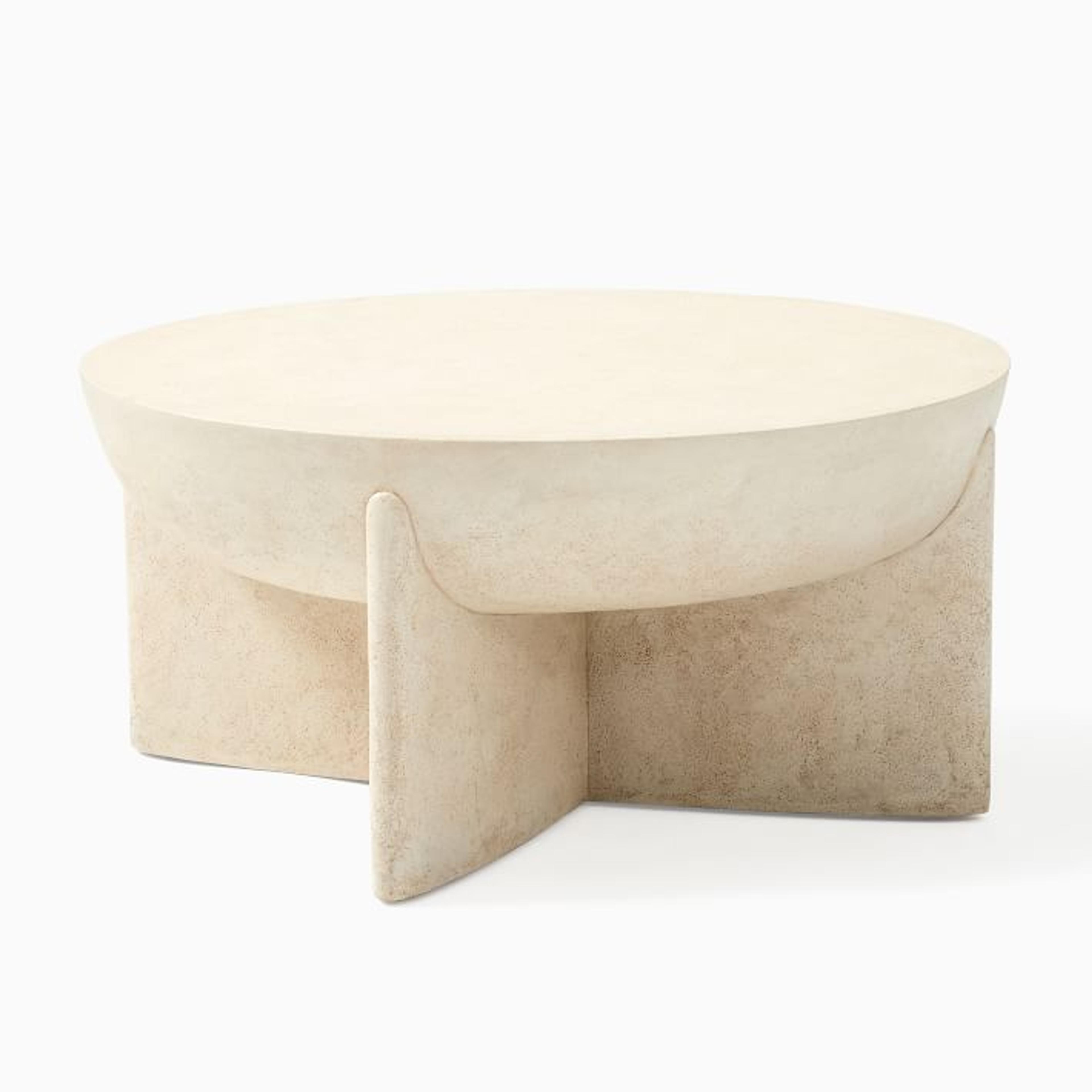 Monti Lava Stone Coffee Table | Modern Living Room Furniture | West Elm