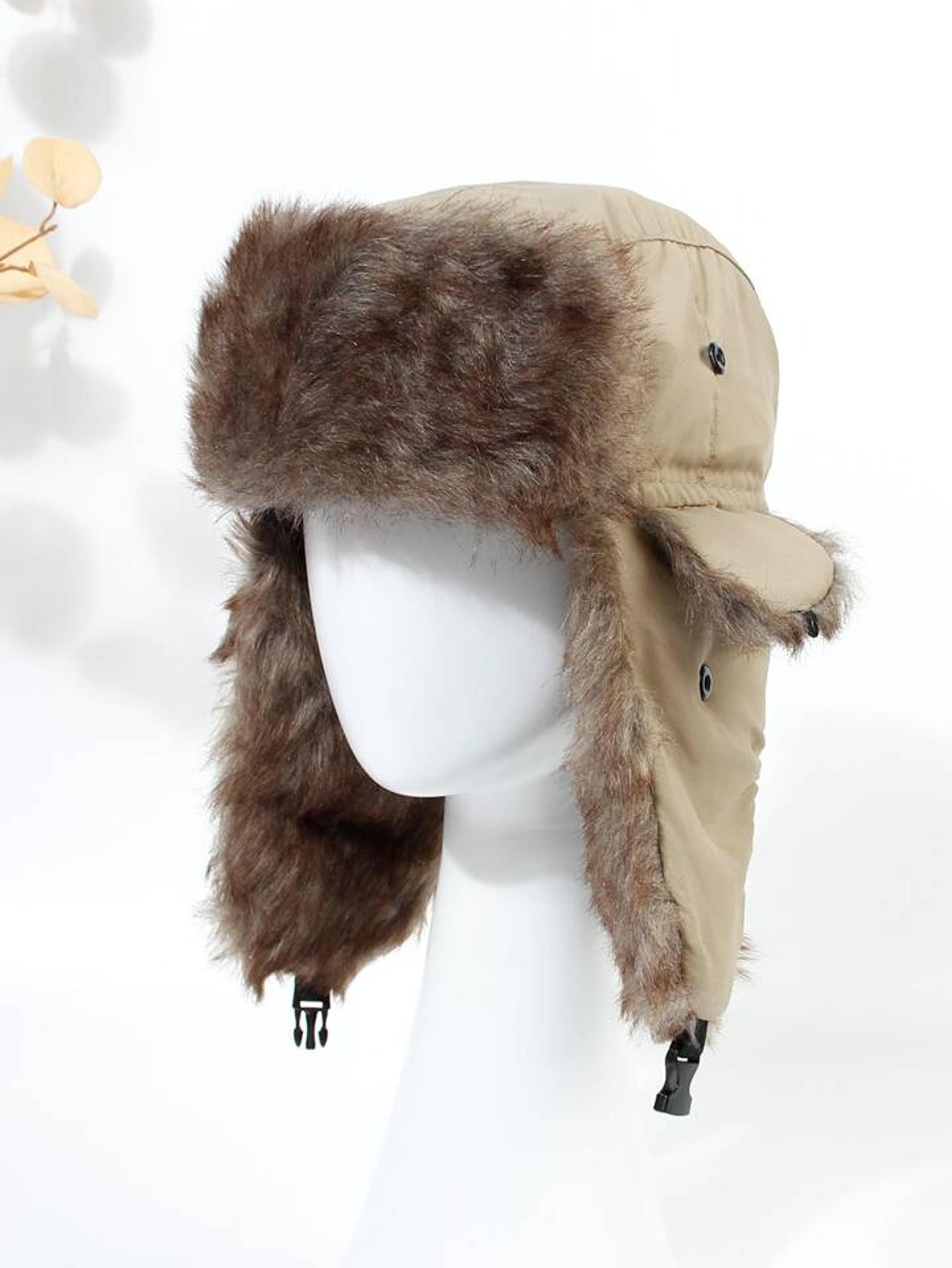 Plush Lined Trapper Hat