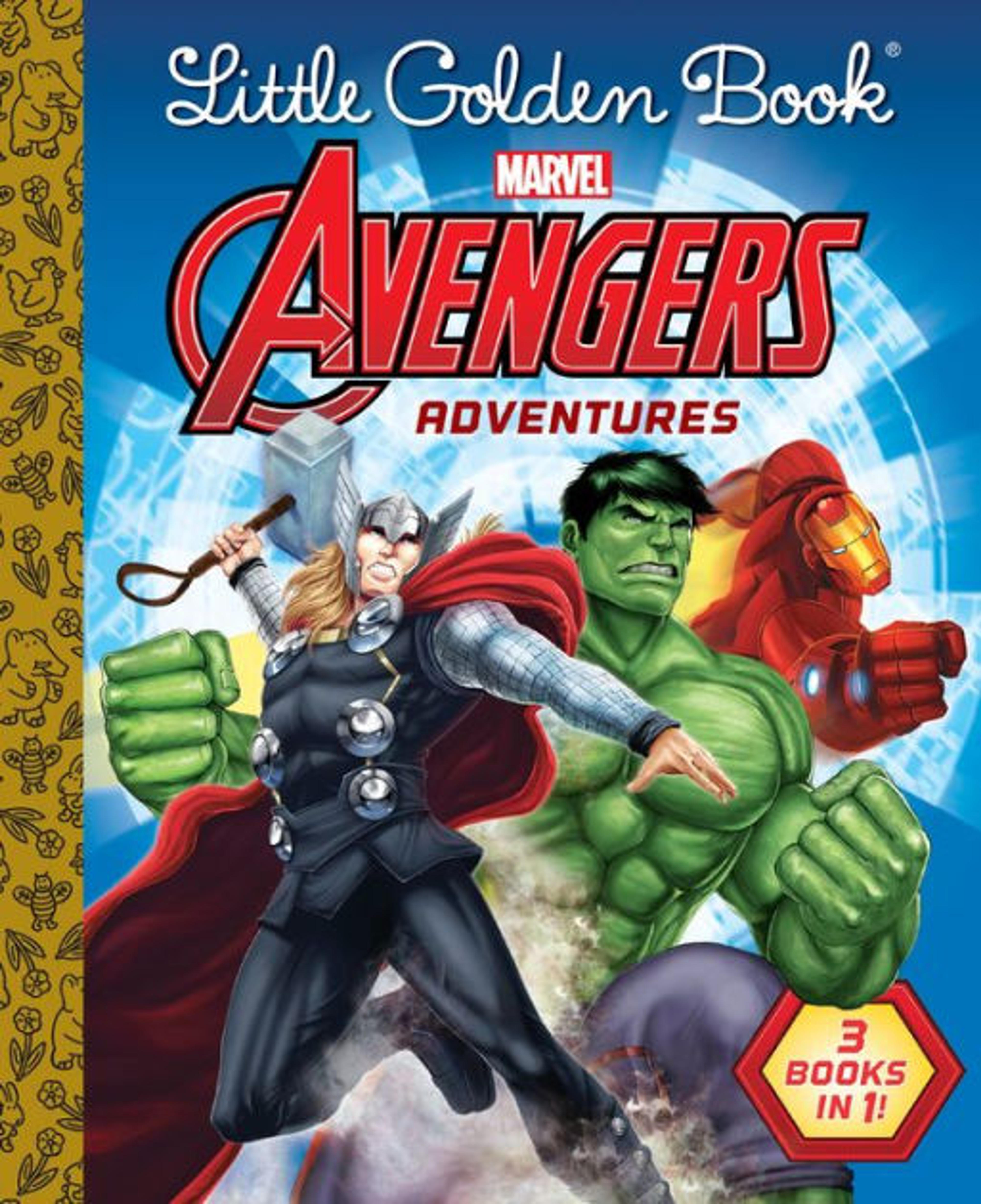 Little Golden Book Avengers Adventures (Marvel)|Hardcover