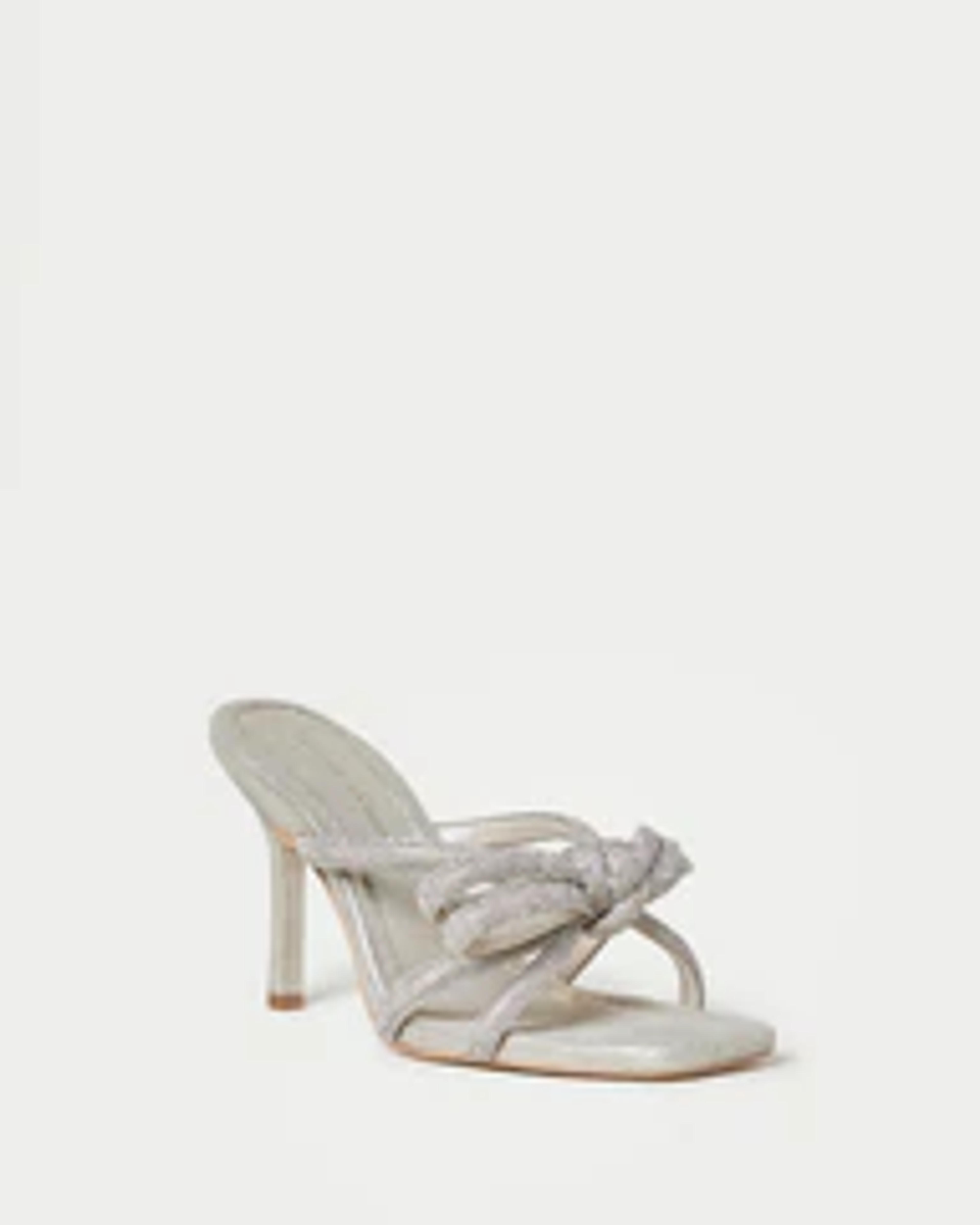 Loeffler Randall | Margi Cappuccino Bow Heel I Heeled Sandals I Footwear