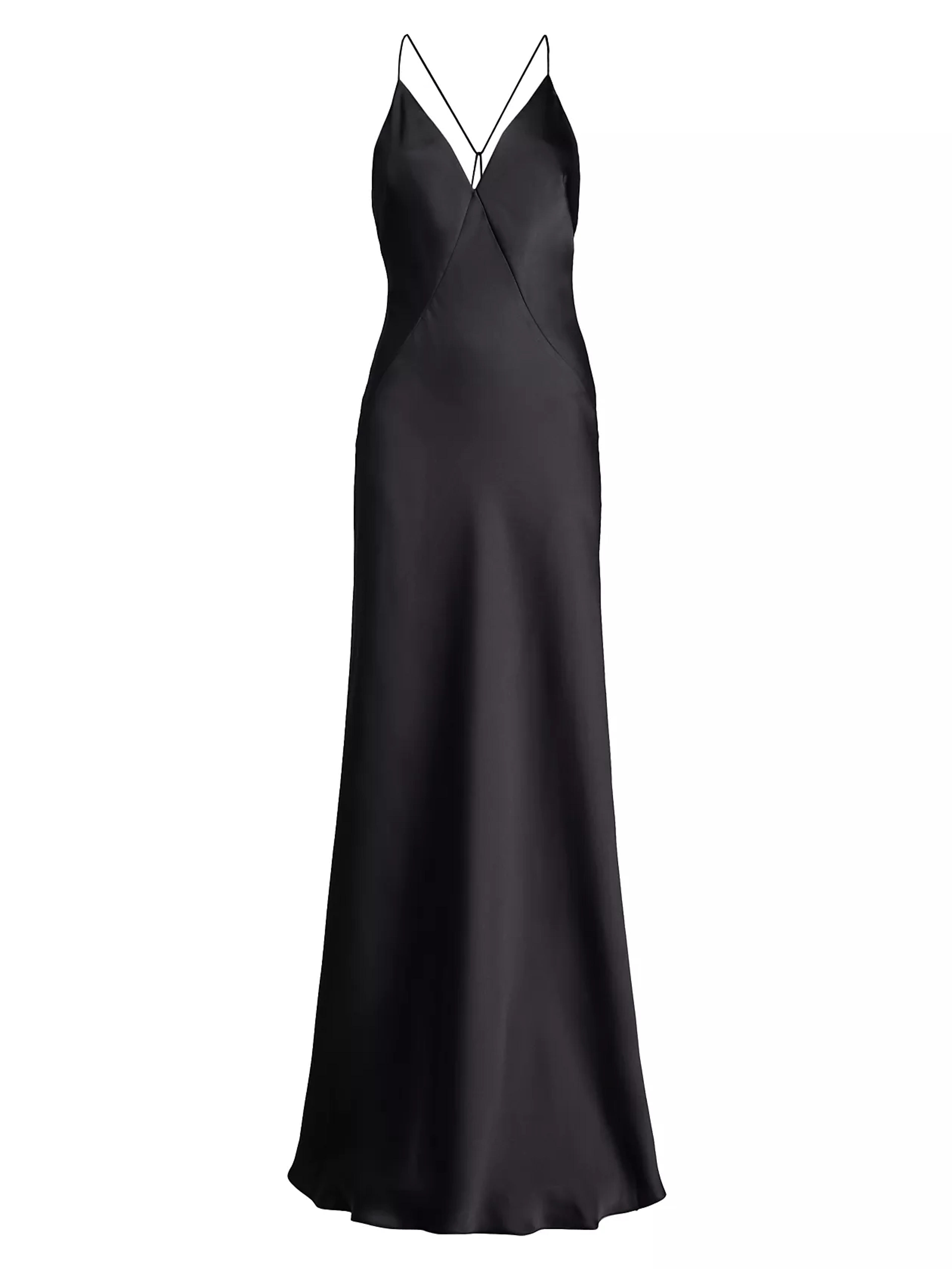 Shop Ramy Brook Caspe Crisscrossed-Back Gown | Saks Fifth Avenue