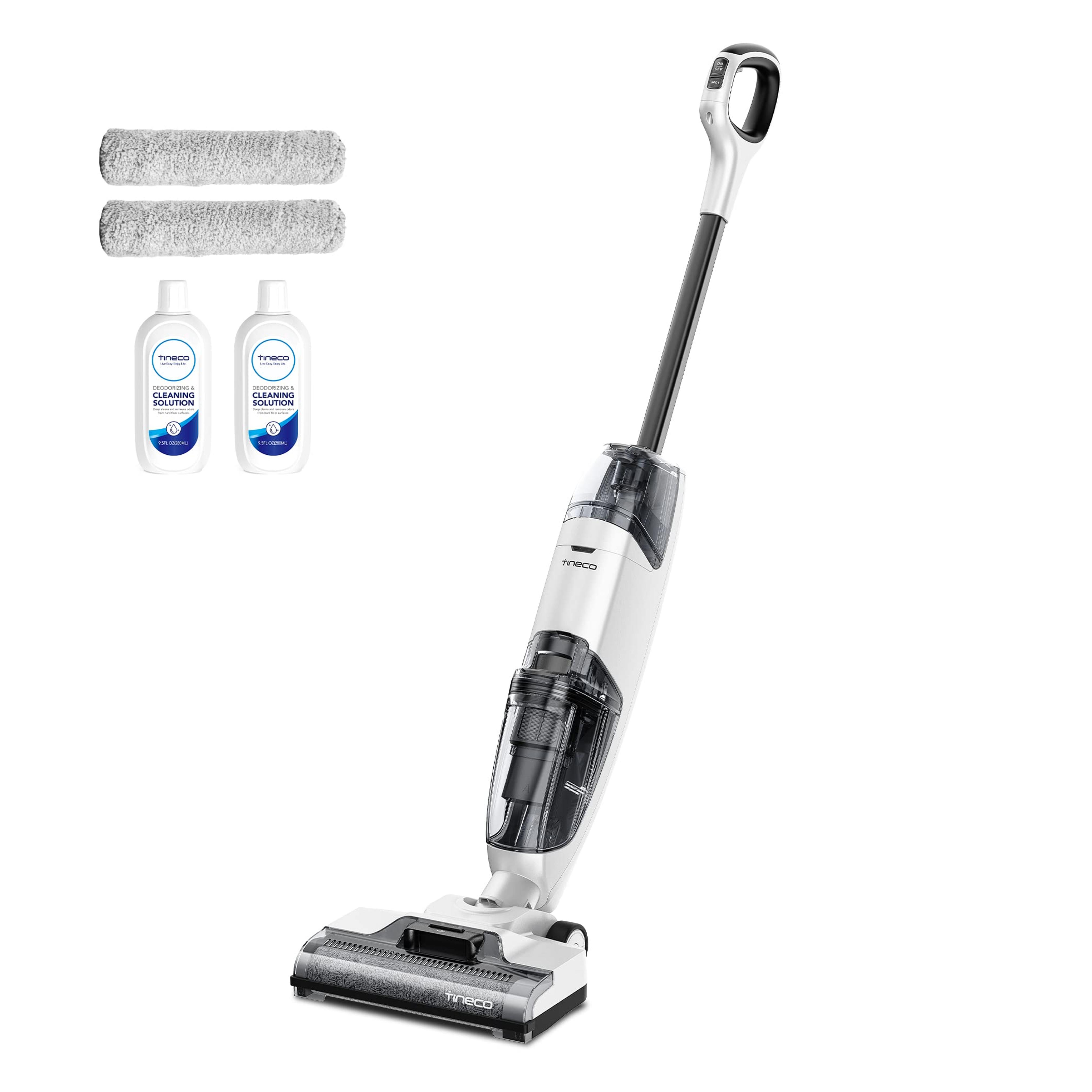 Limited-time deal: Tineco iFLOOR 2 Complete Cordless Wet Dry Vacuum Floor Cleaner and Mop, One-Step Cleaning for Hard Floors, Great for Sticky Messes and Pet Hair