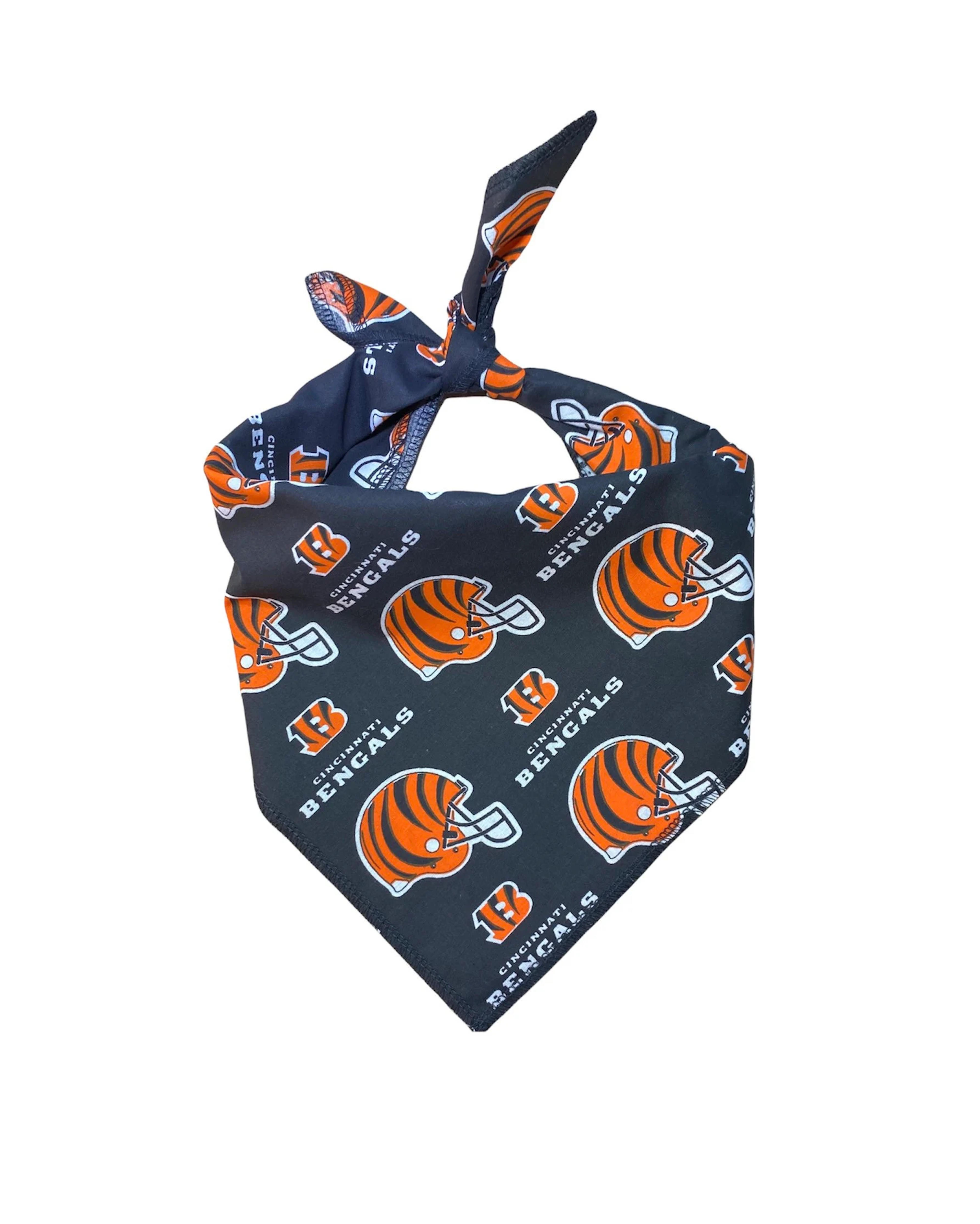 Cincinnati Bengals Dog Bandana - (standard tie on bandana)