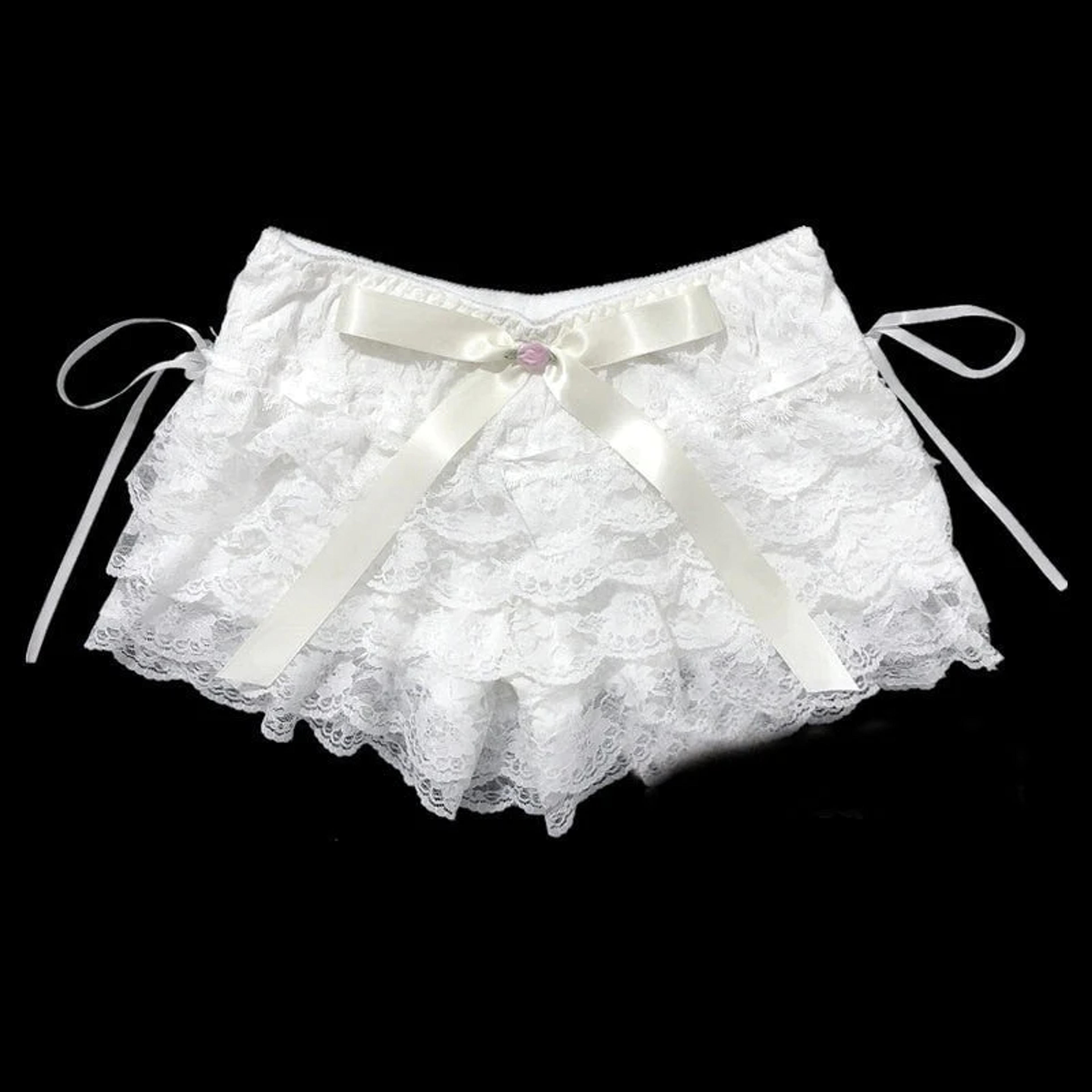 Rose-Colored Bubbles Cottagecore Fairycore Princesscore Coquette Kawaii Shorts Bottoms