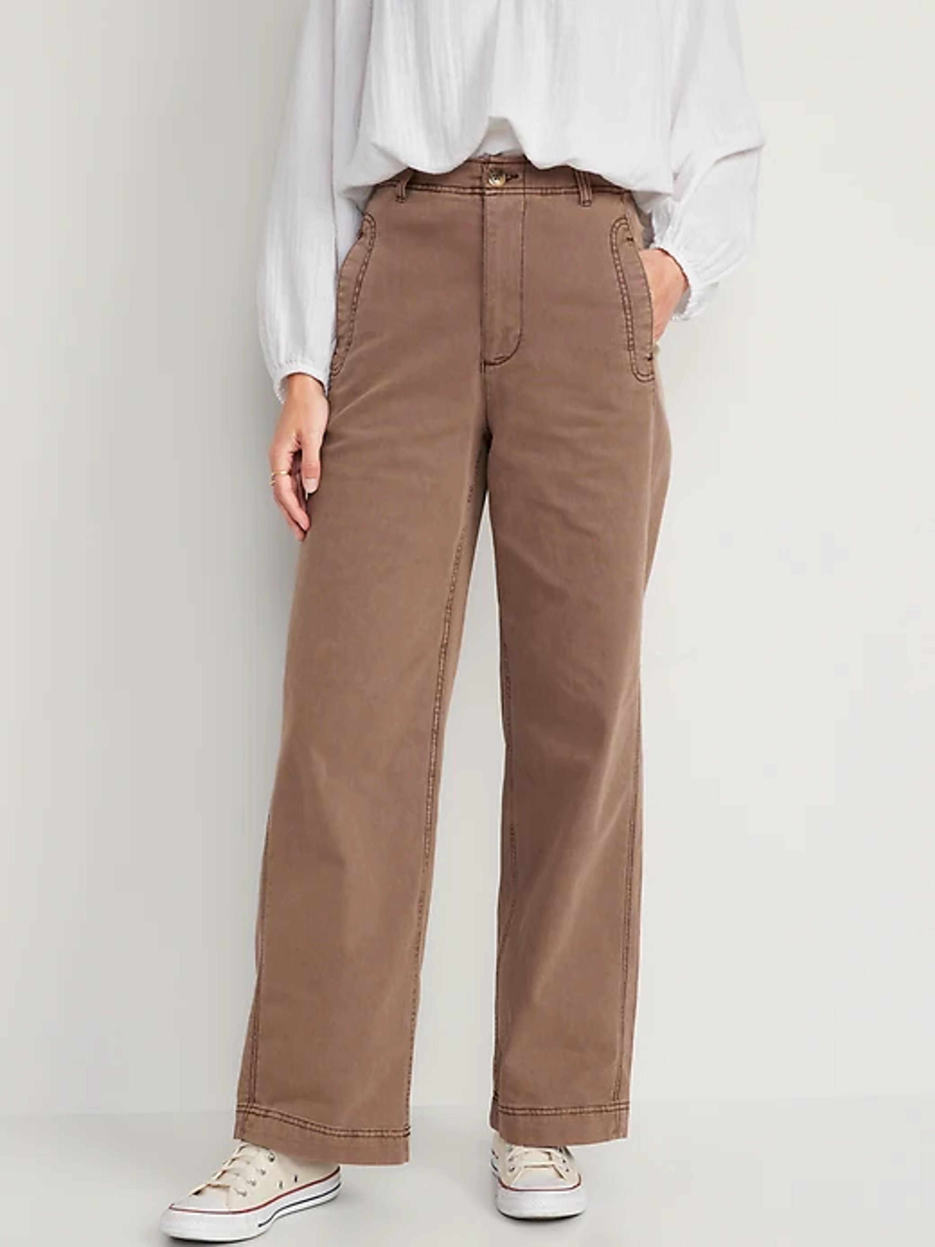 Extra High-Waisted Wide-Leg Workwear Pants for Women | Old Navy