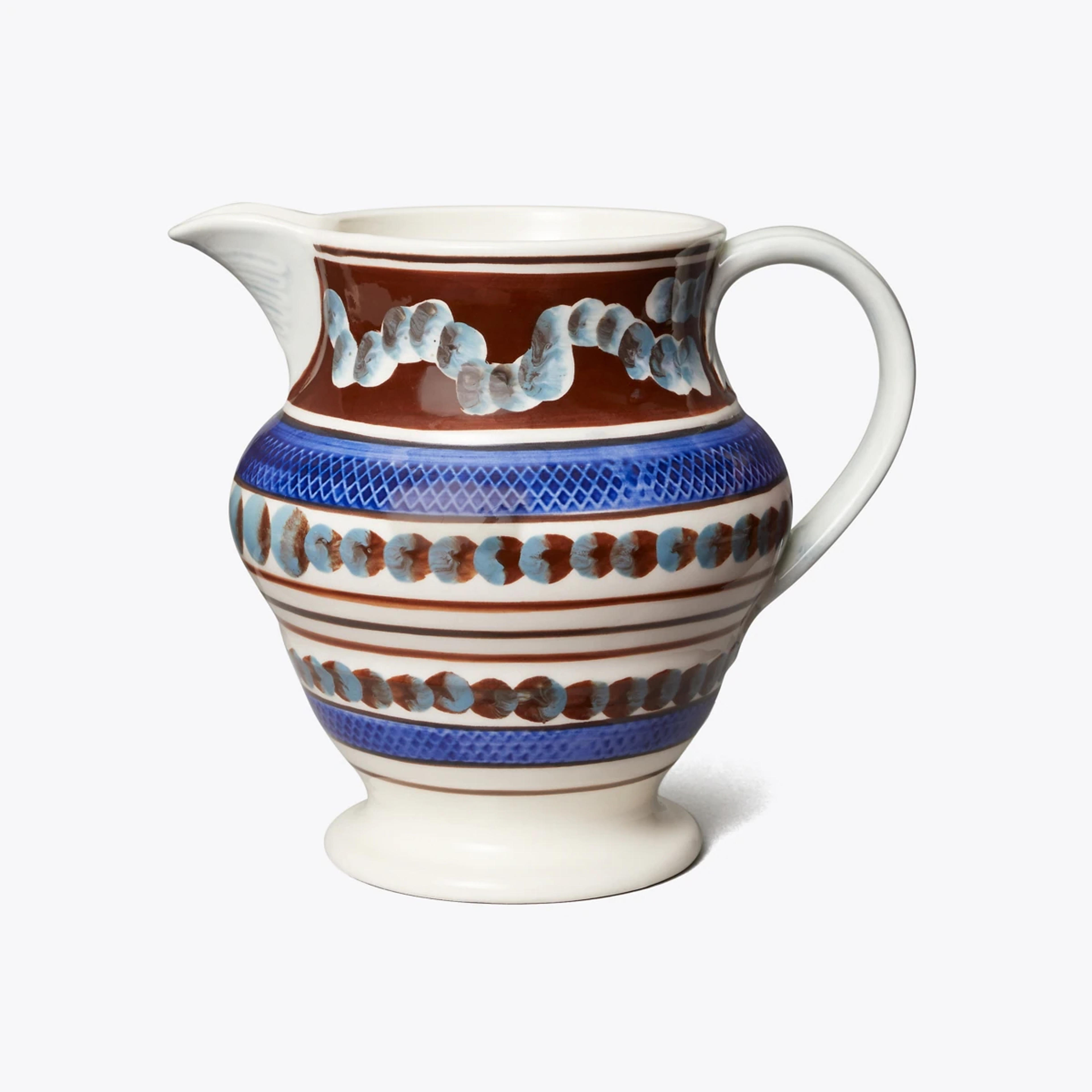 Mochaware Pitcher: Women's Designer Tabletop & Drinkware | Tory Burch