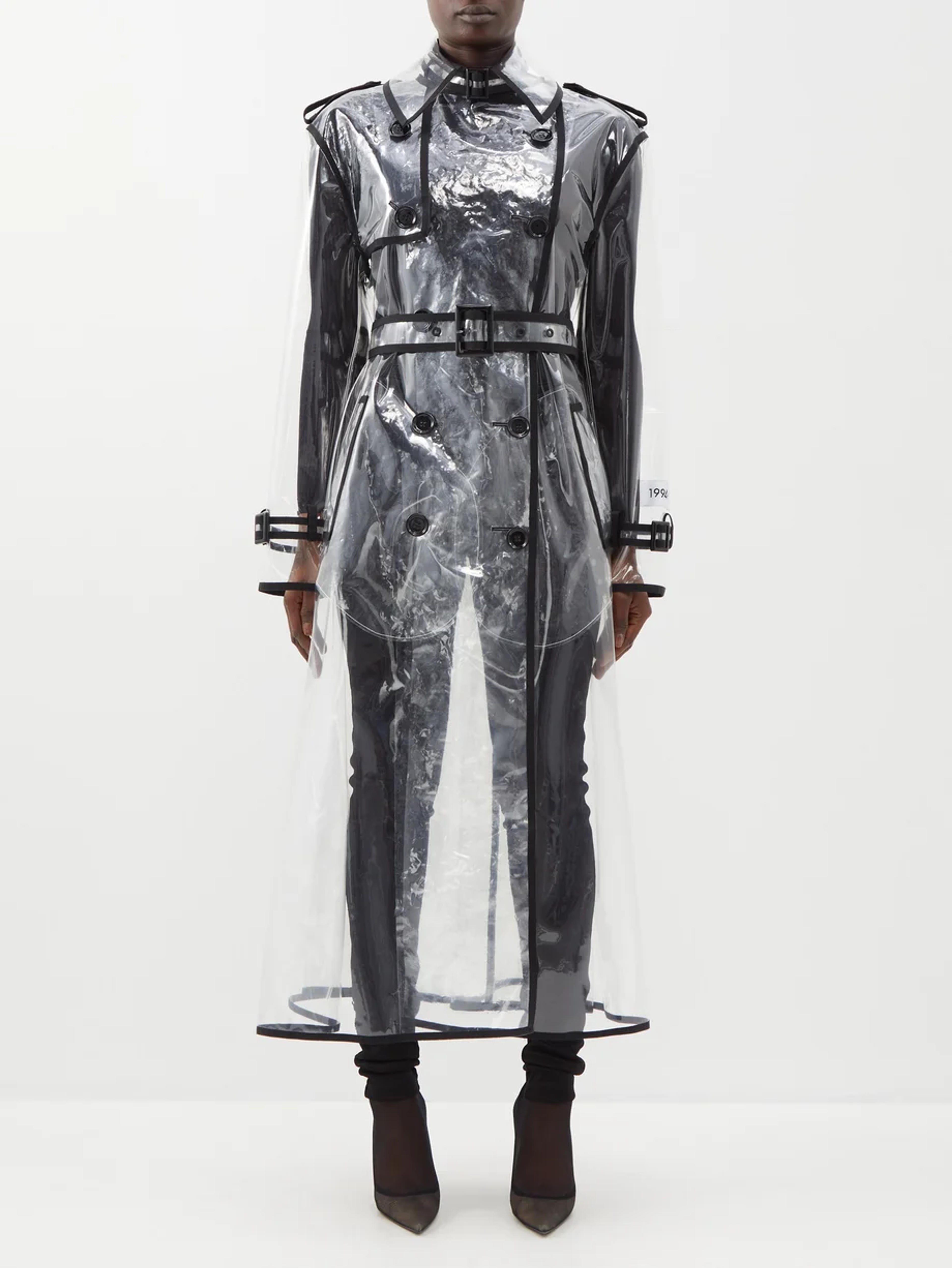 Transparent Re-Edition 1994 PVC trench coat | Dolce & Gabbana | MATCHESFASHION US
