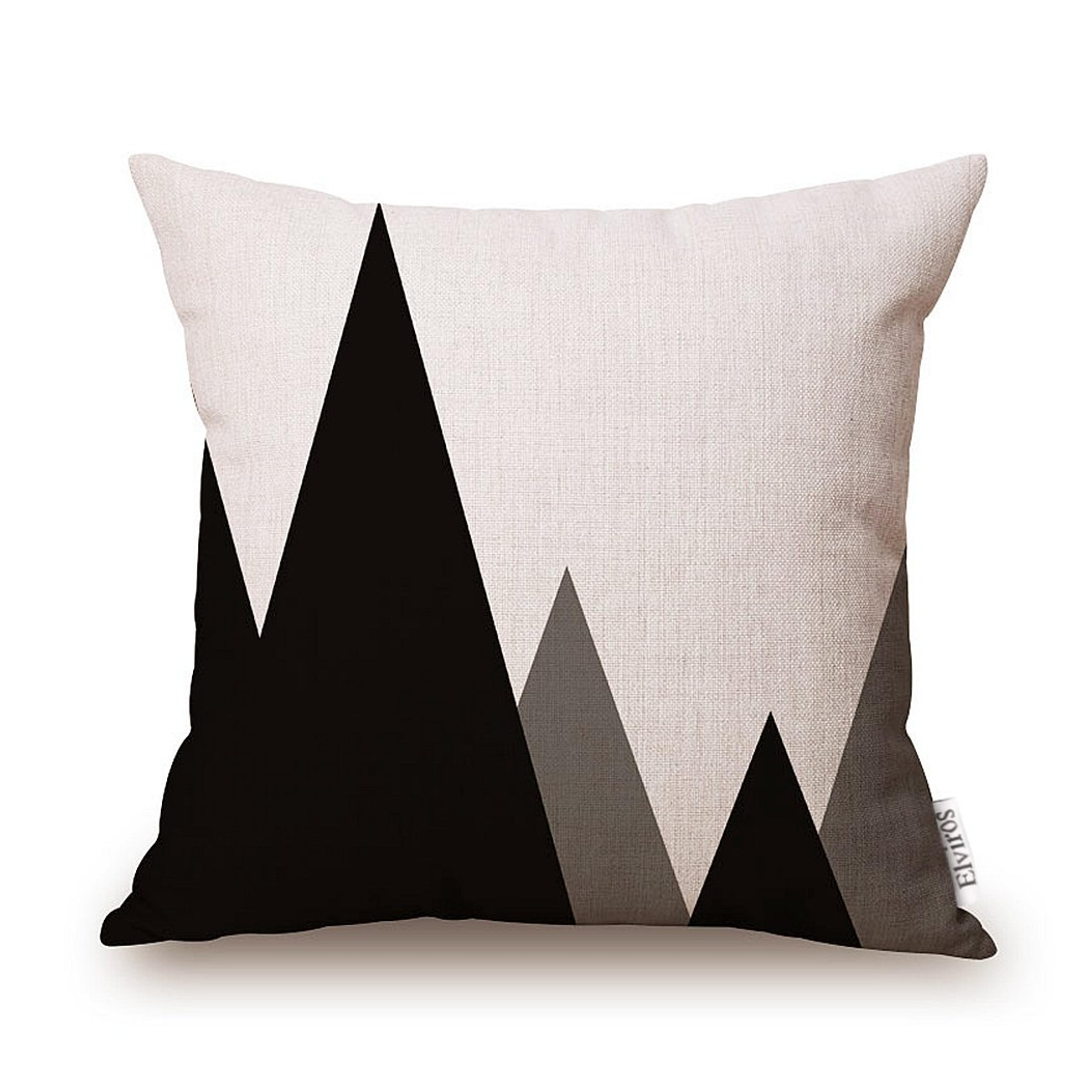 Elviros Geometric Design Throw Pillow