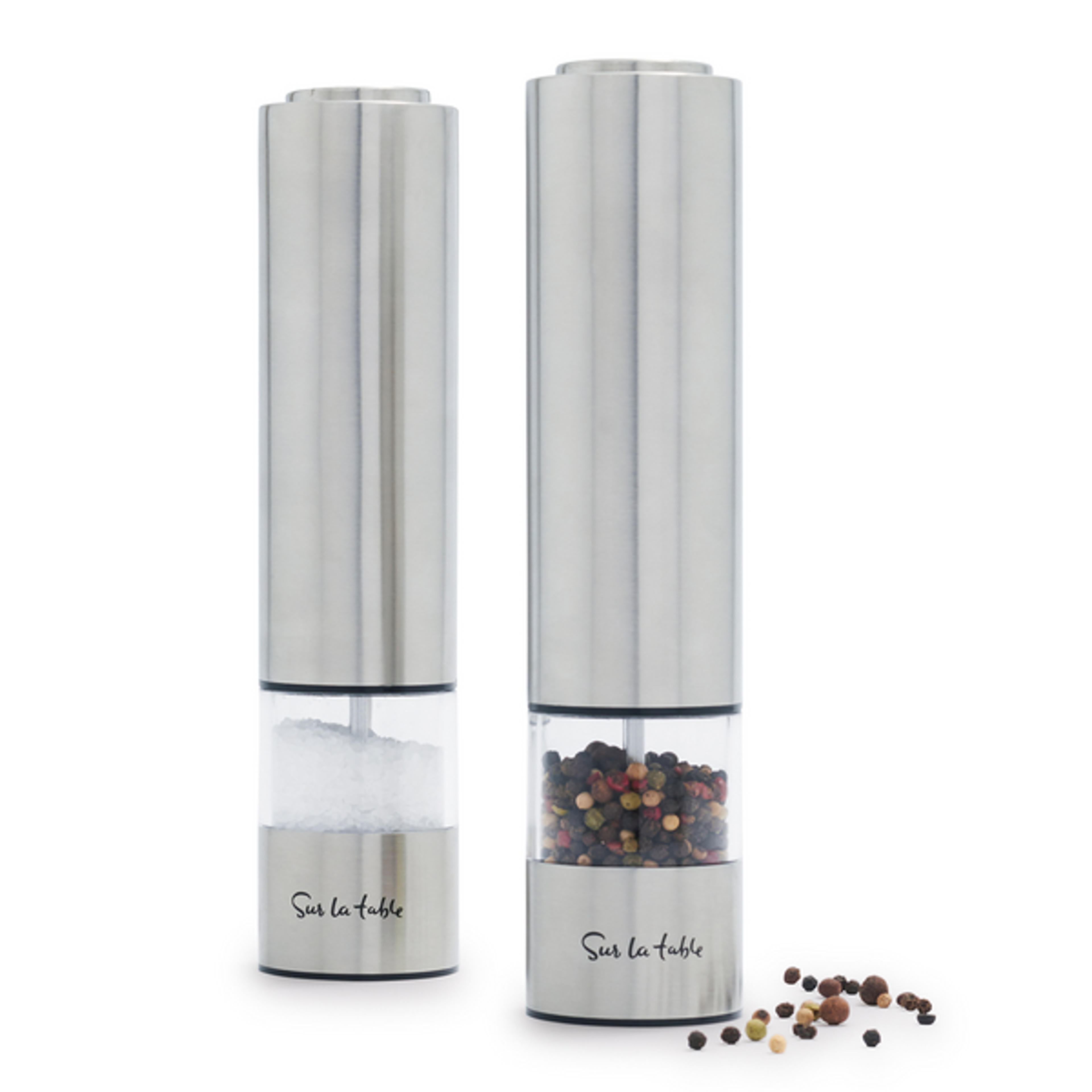 Sur La Table Electric Salt & Pepper Mill Set | Sur La Table