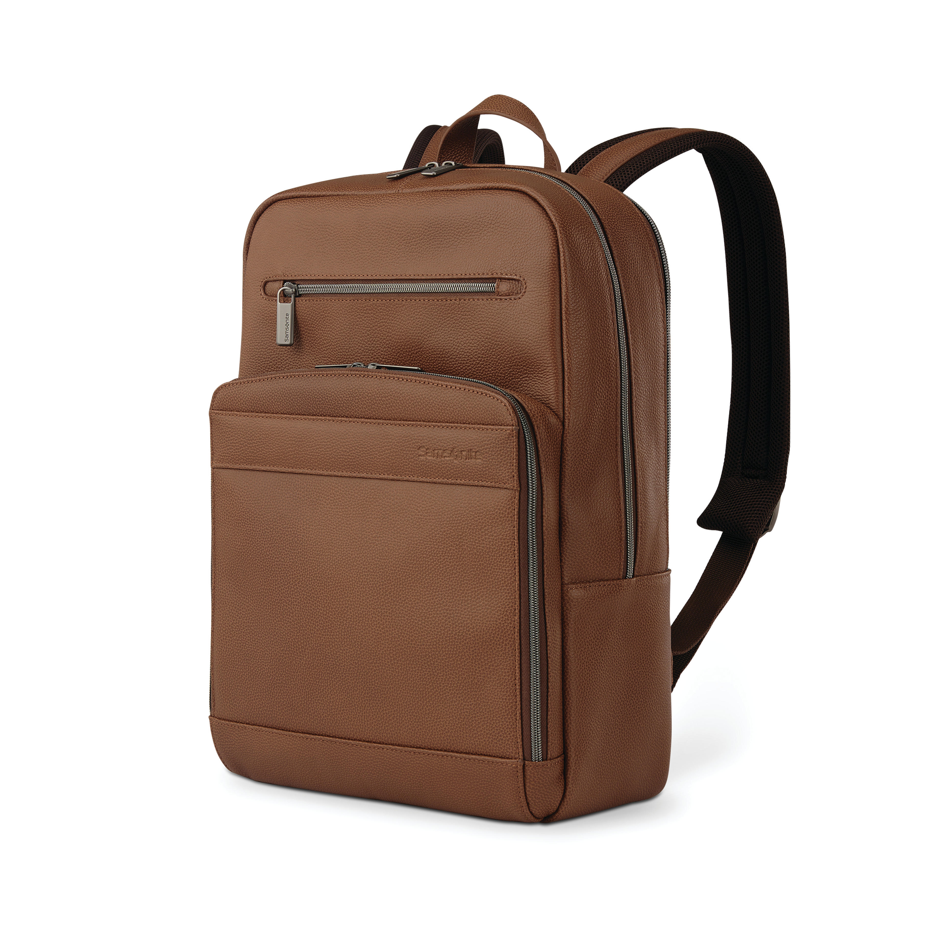 Business Slim Backpack | Leather Slim Laptop Backpack | Samsonite