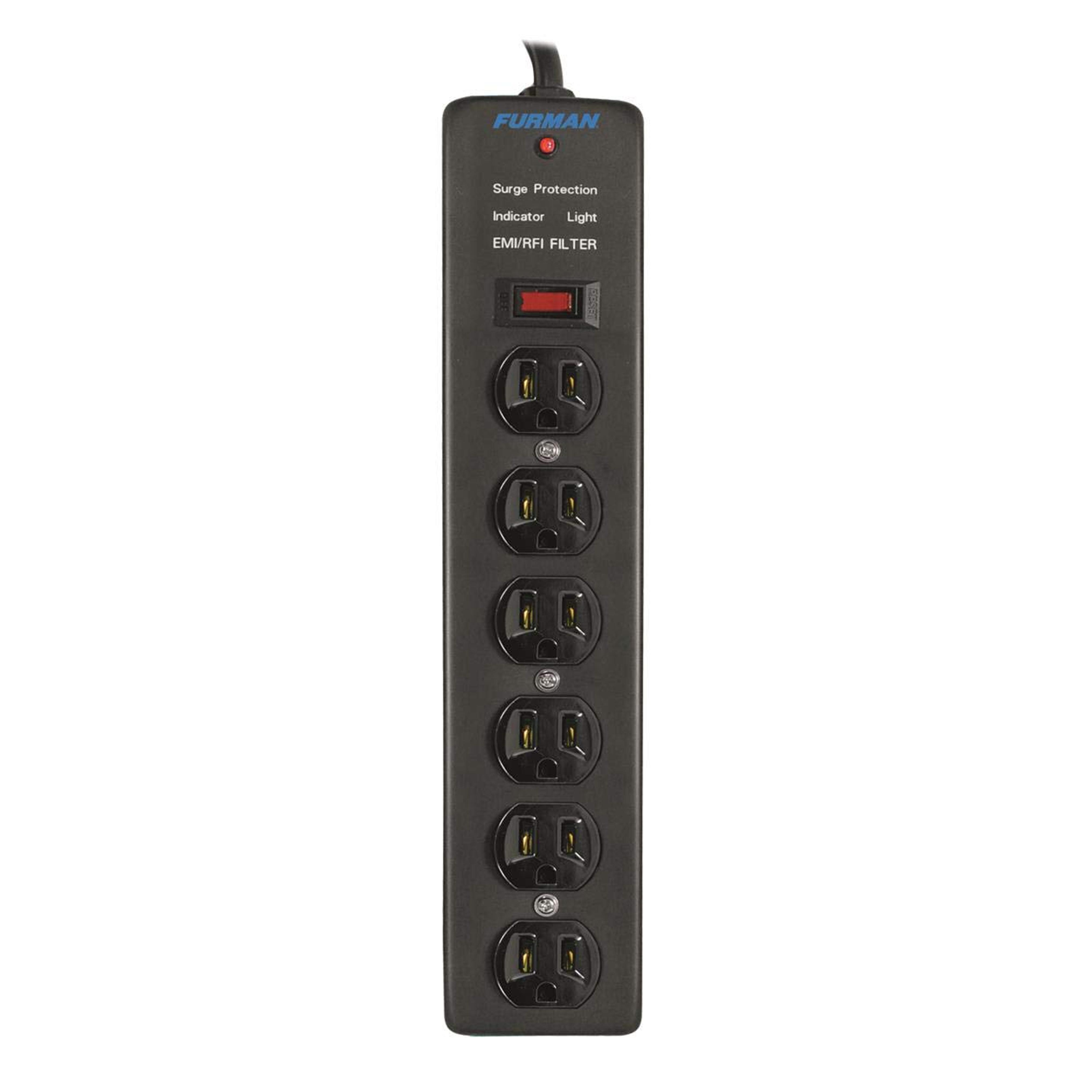 Amazon.com: Furman SS-6 6-Outlet Pro Surge Suppressor Strip (SS6d1) : Electronics