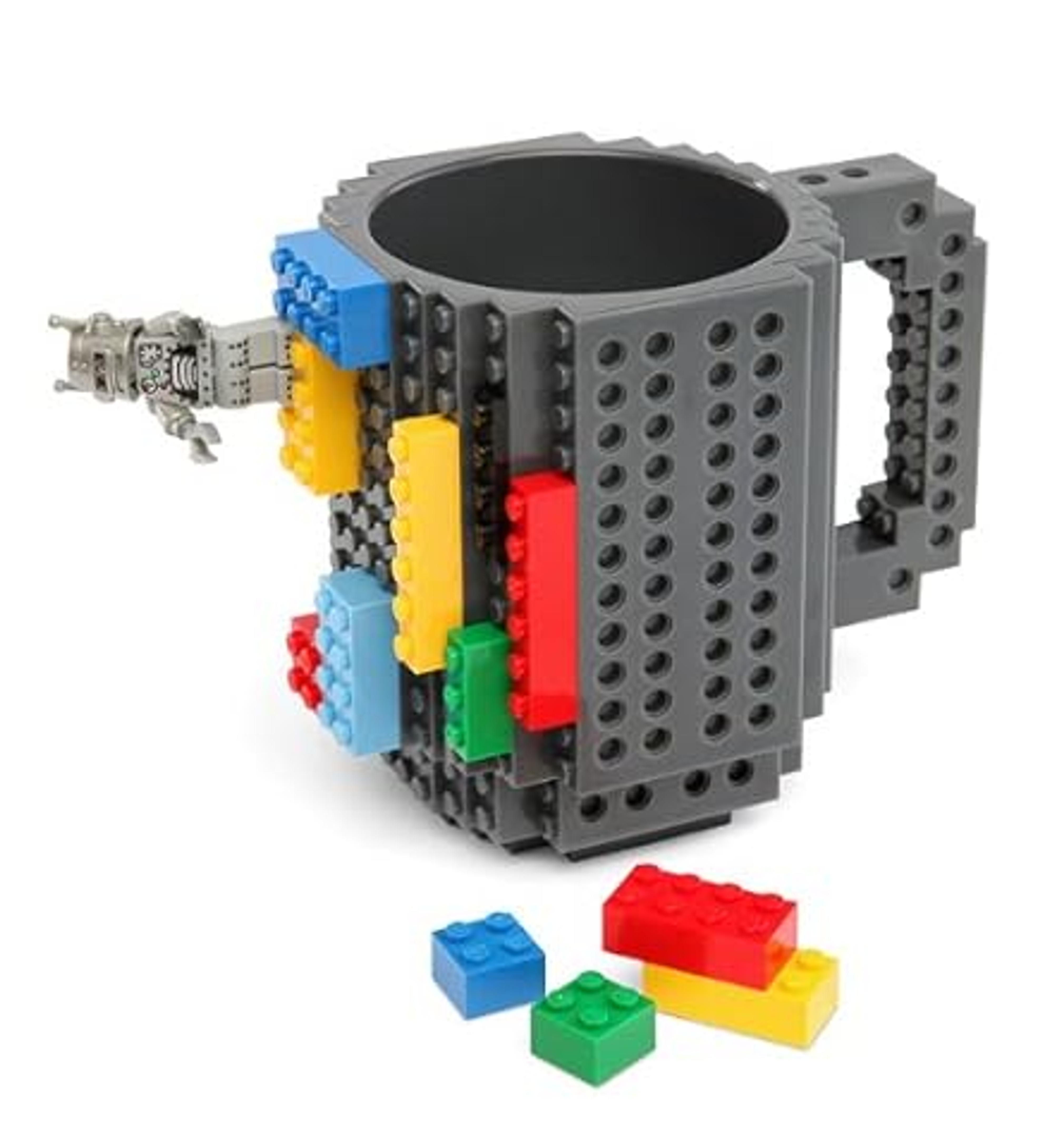 Build-On Brick Mug, BPA-free 12oz Coffee Mug