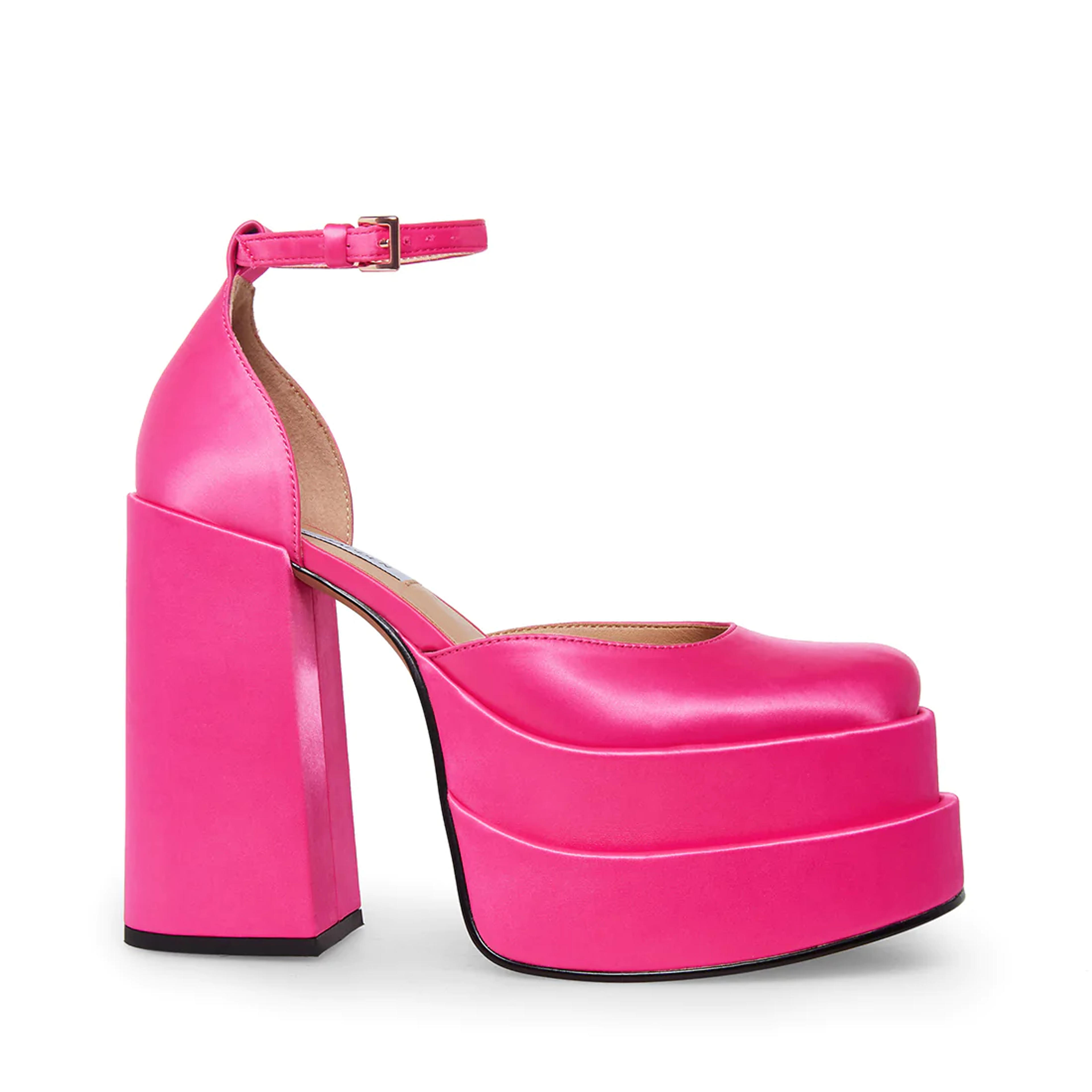 CHARLIZE Pink Sandals | 2 inch Platform | Women's Pink Designer Heels – Steve Madden