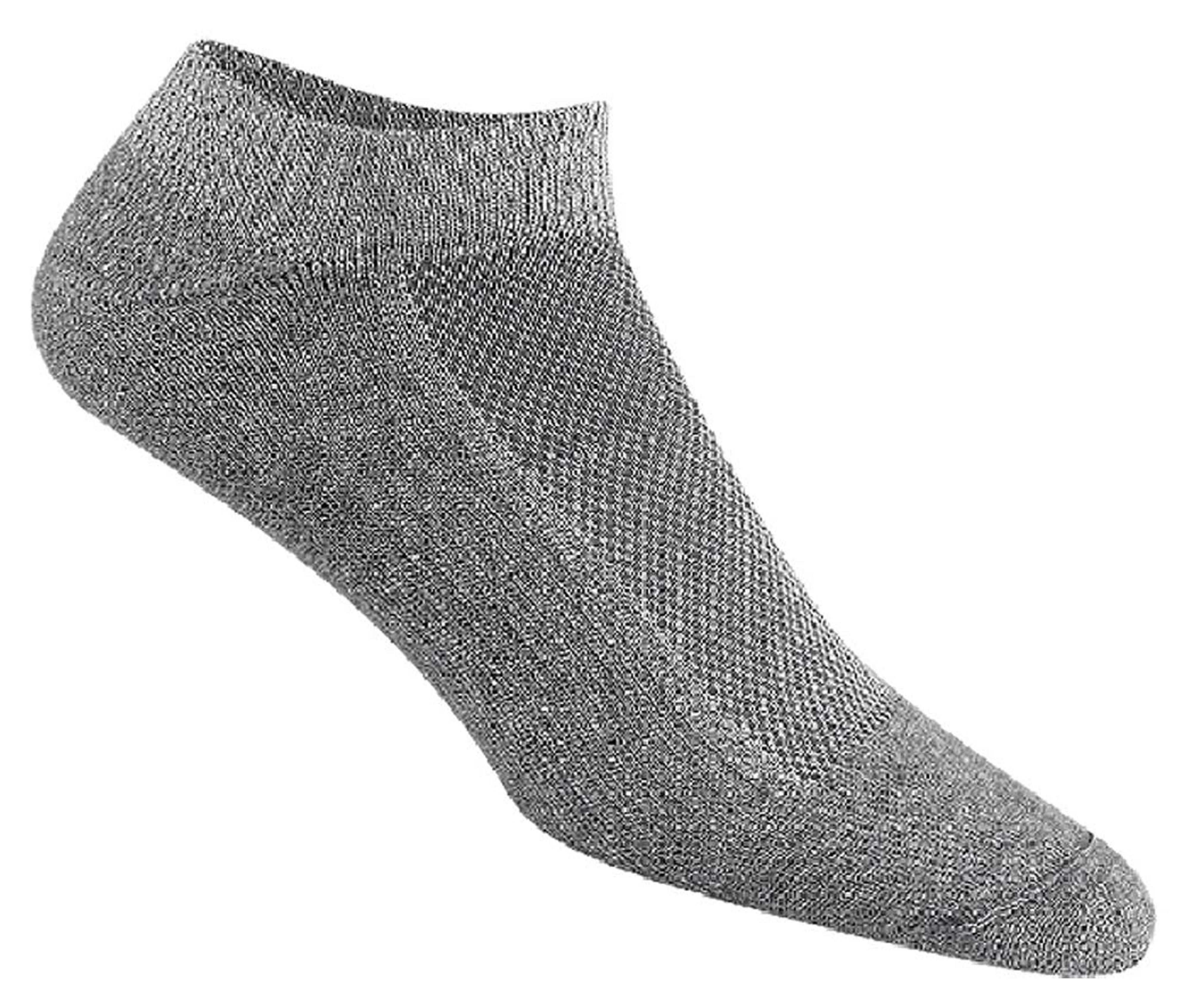 Wigwam Cool-Lite Low-Cut Socks, Grey - Large at Amazon Women’s Clothing store