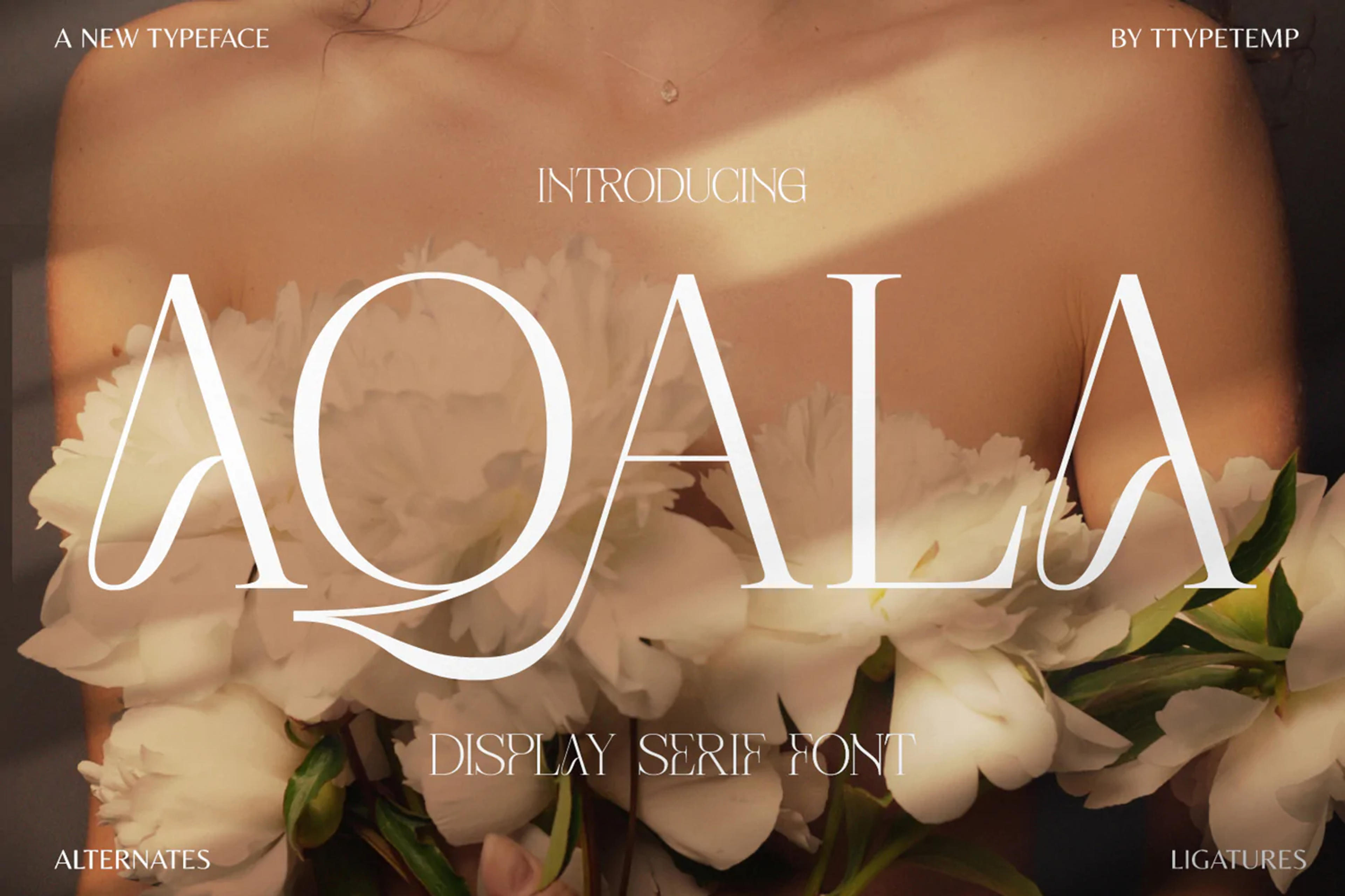 Aqala - Display Serif Typeface - Free - Personal Use License