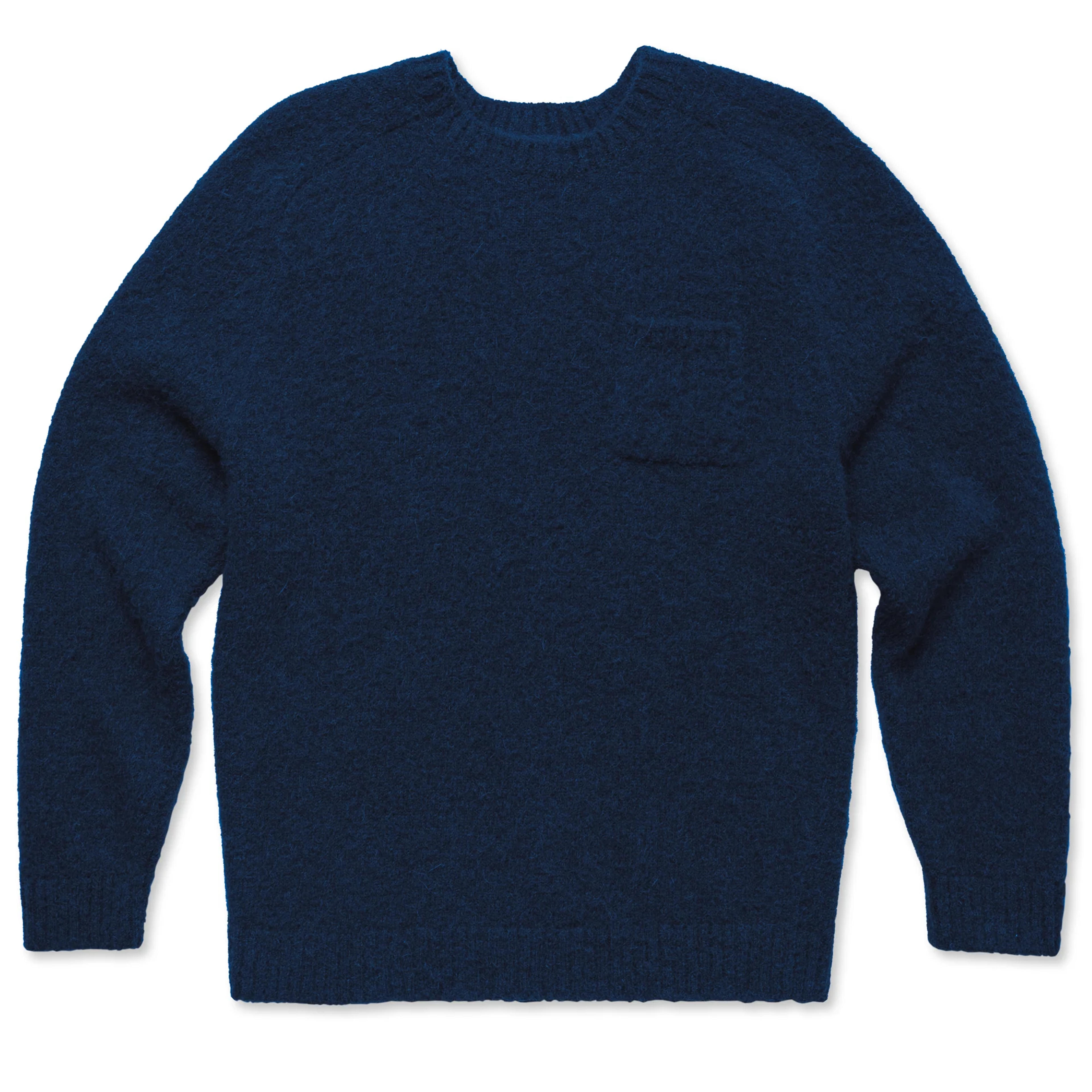 Gitman Vintage Navy Alpaca Sweater