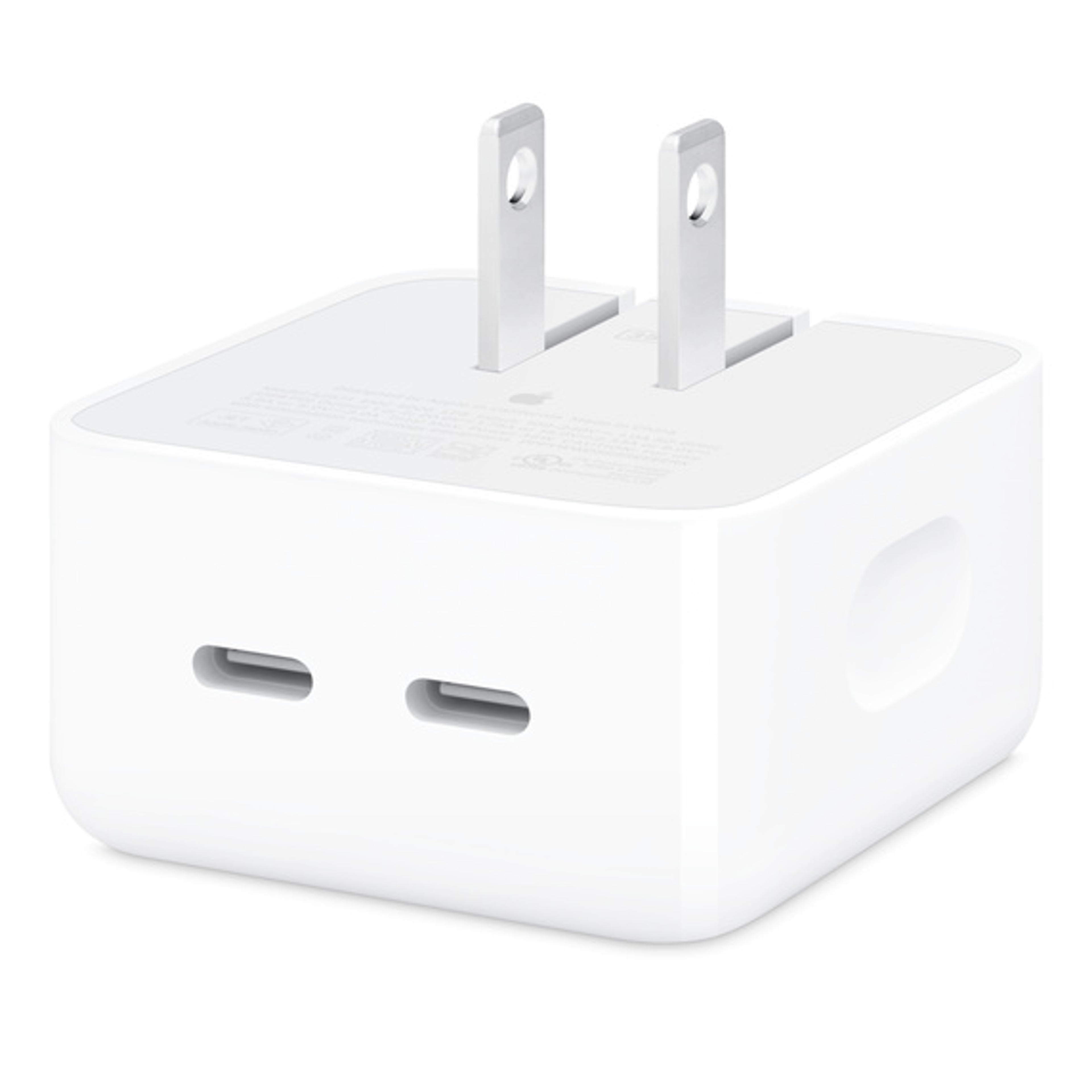 35W Dual USB-C Port Compact Power Adapter - Apple