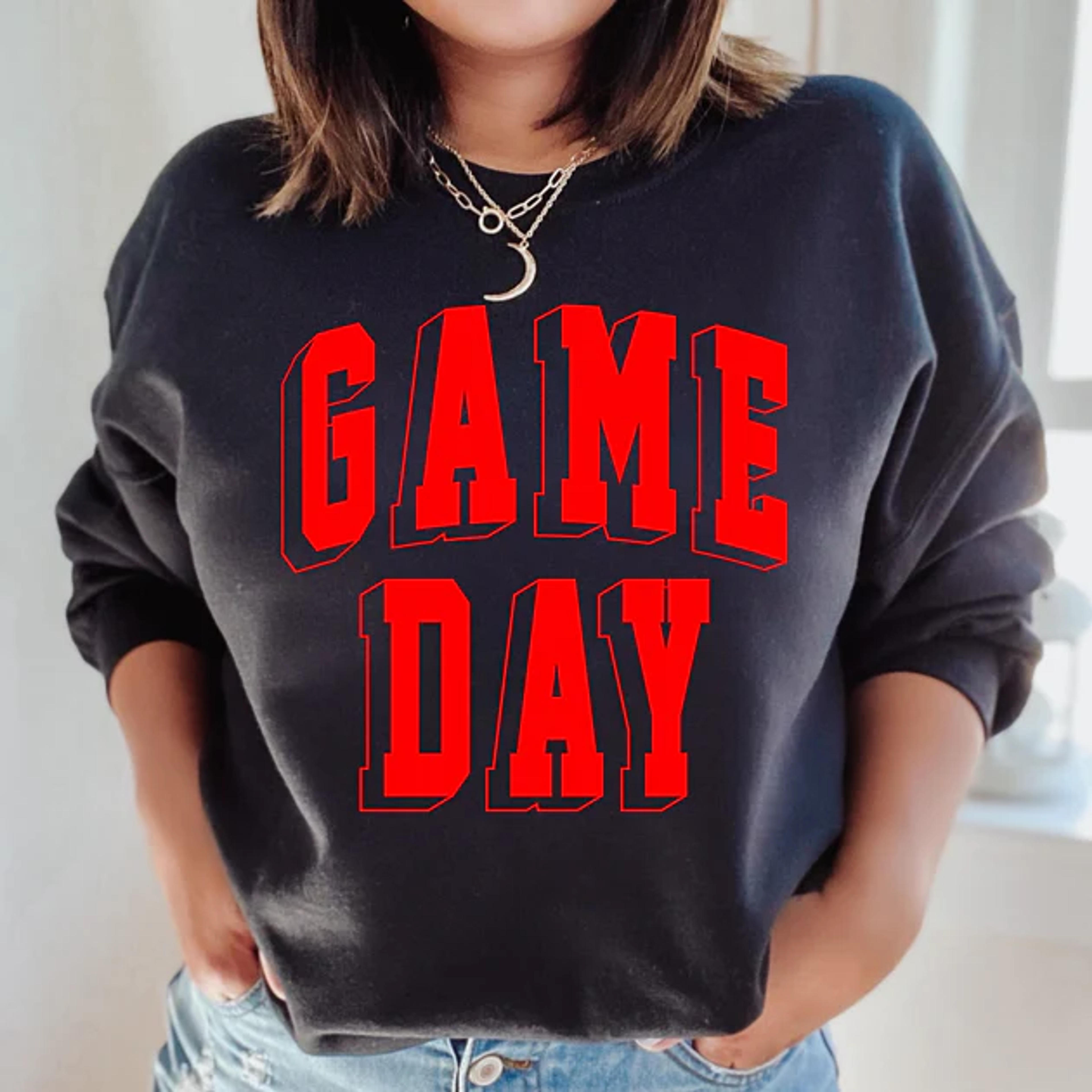 Game Day Sweatshirt - Black – Sweetees Apparel