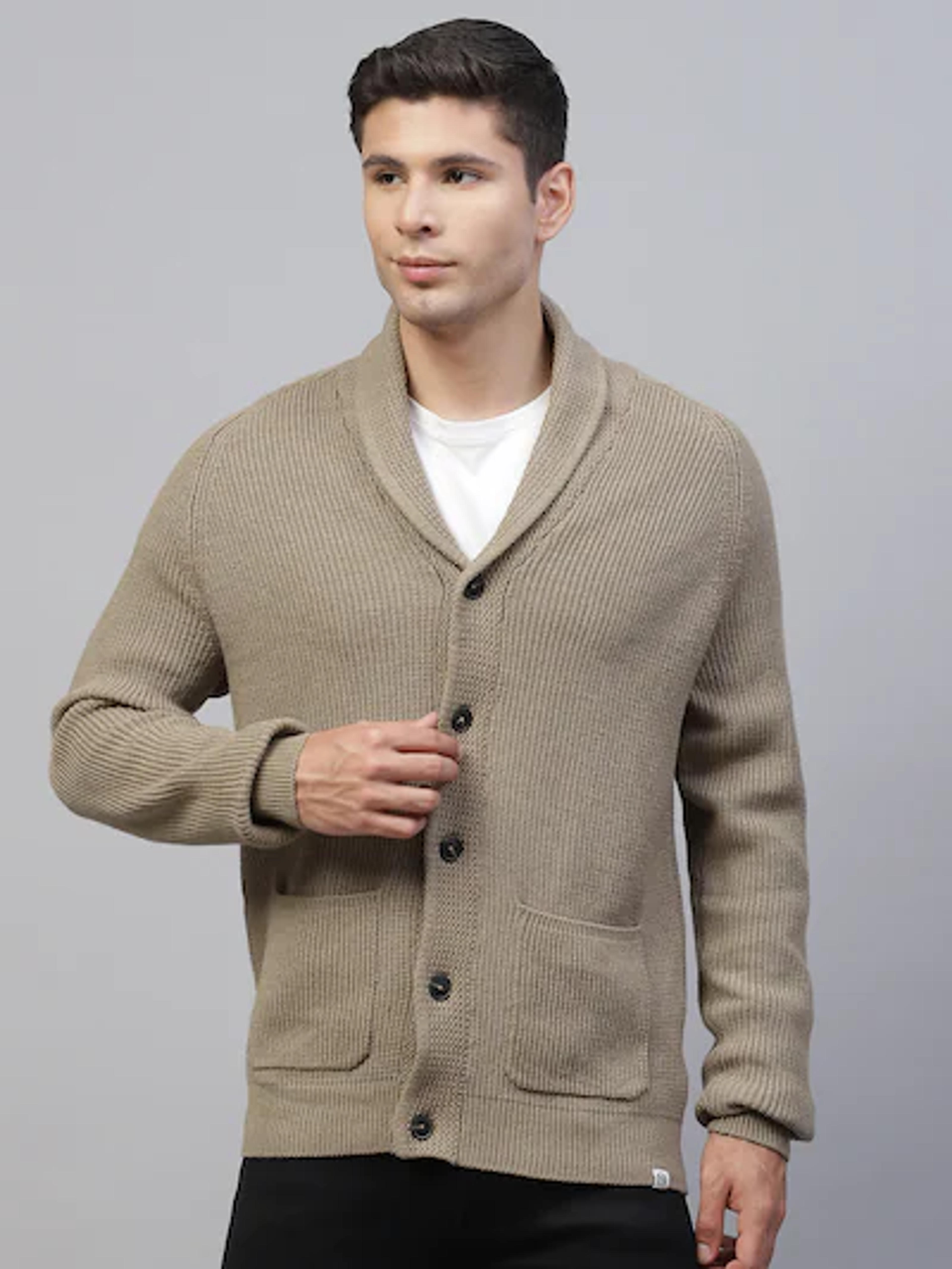 Buy Marks & Spencer Men Brown Cardigan - Sweaters for Men 19432446 | Myntra