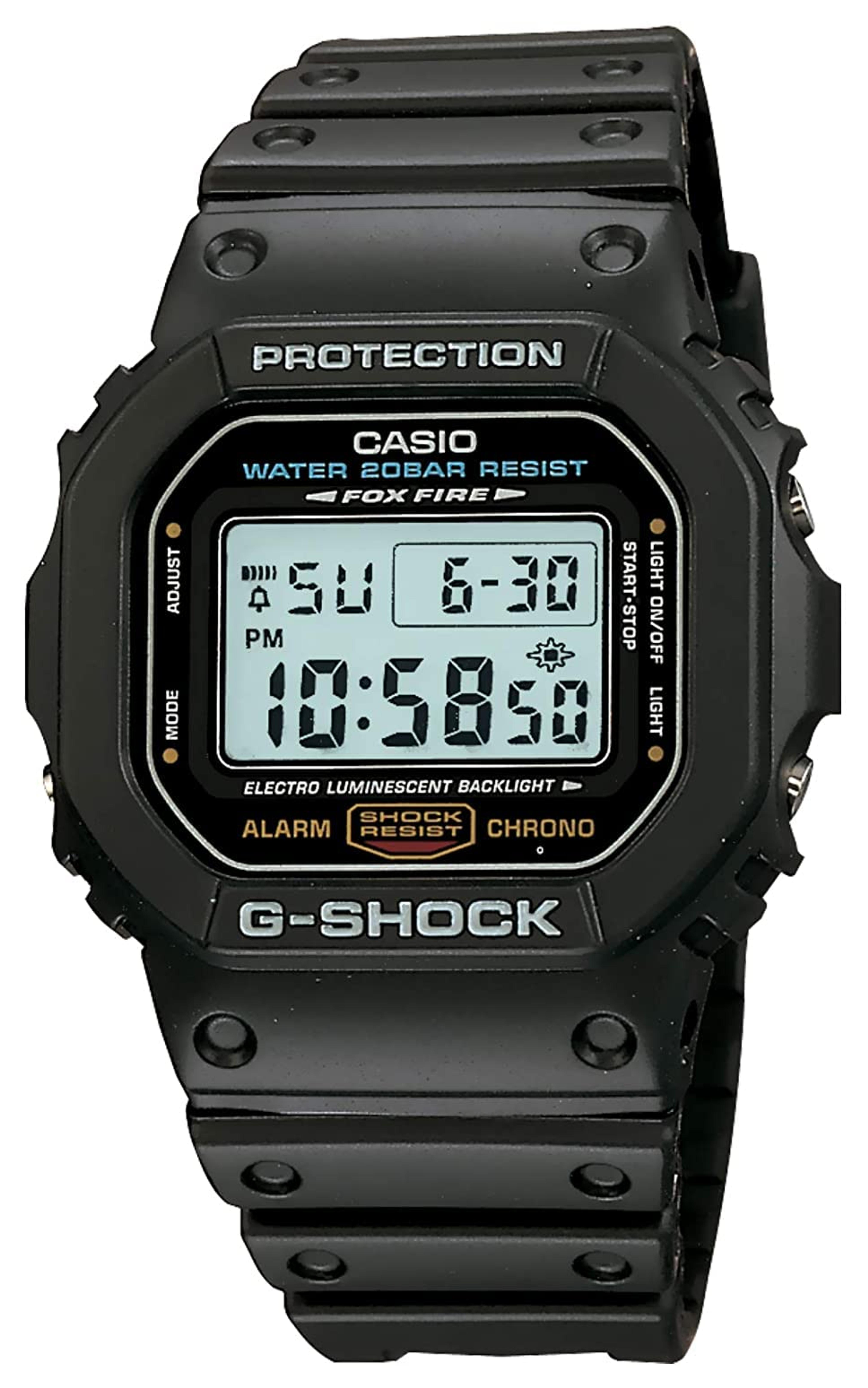 Amazon.com: Casio Men's G-Shock Quartz Watch with Resin Strap, Black, 20 (Model: DW5600E-1V) : Clothing, Shoes & Jewelry