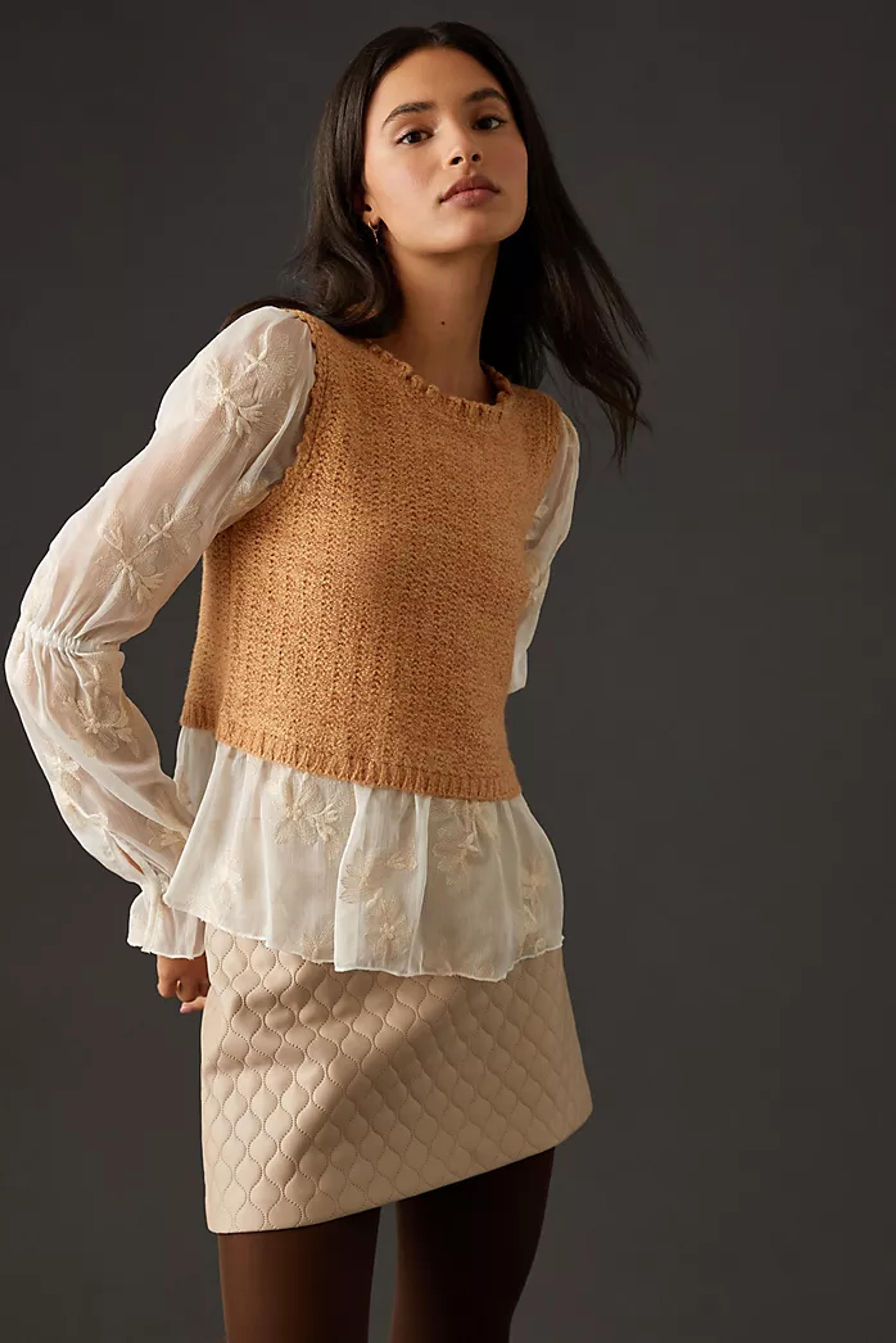 By Anthropologie Layered Sweater Vest | Anthropologie