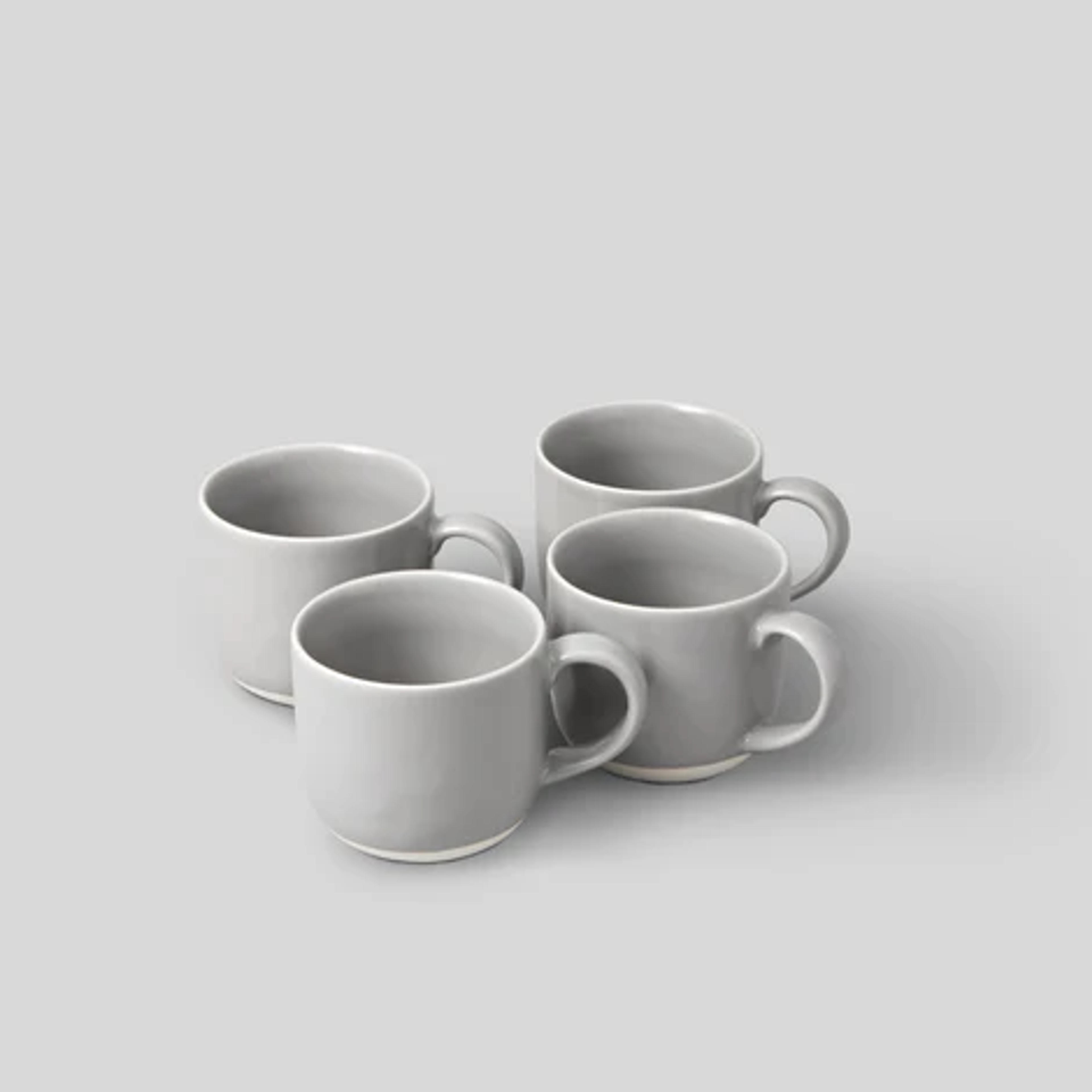 Dove Gray Mugs | Ceramic Mugs in Different Colours | Fable Home