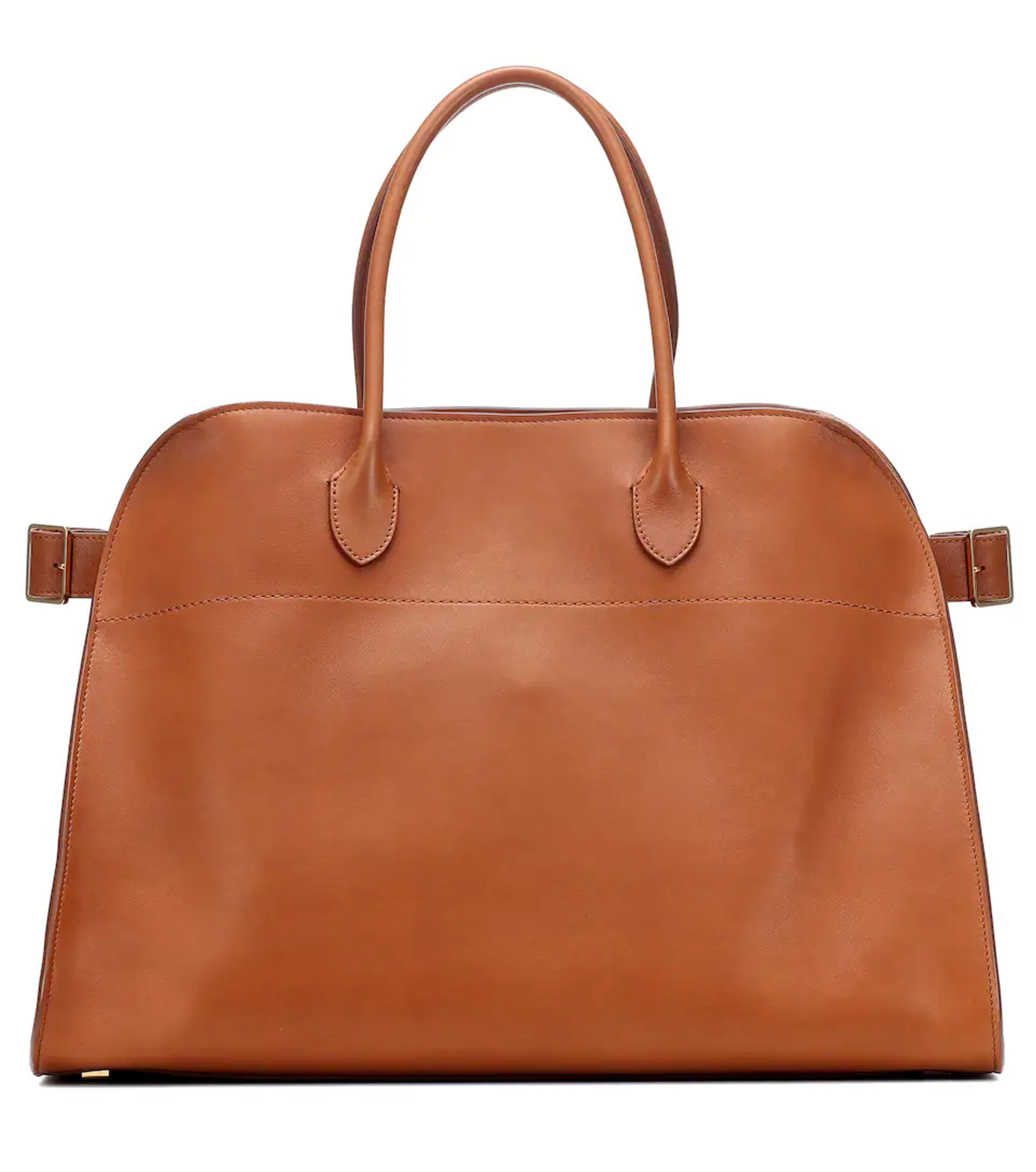 The Row - Margaux 17 leather tote | Mytheresa