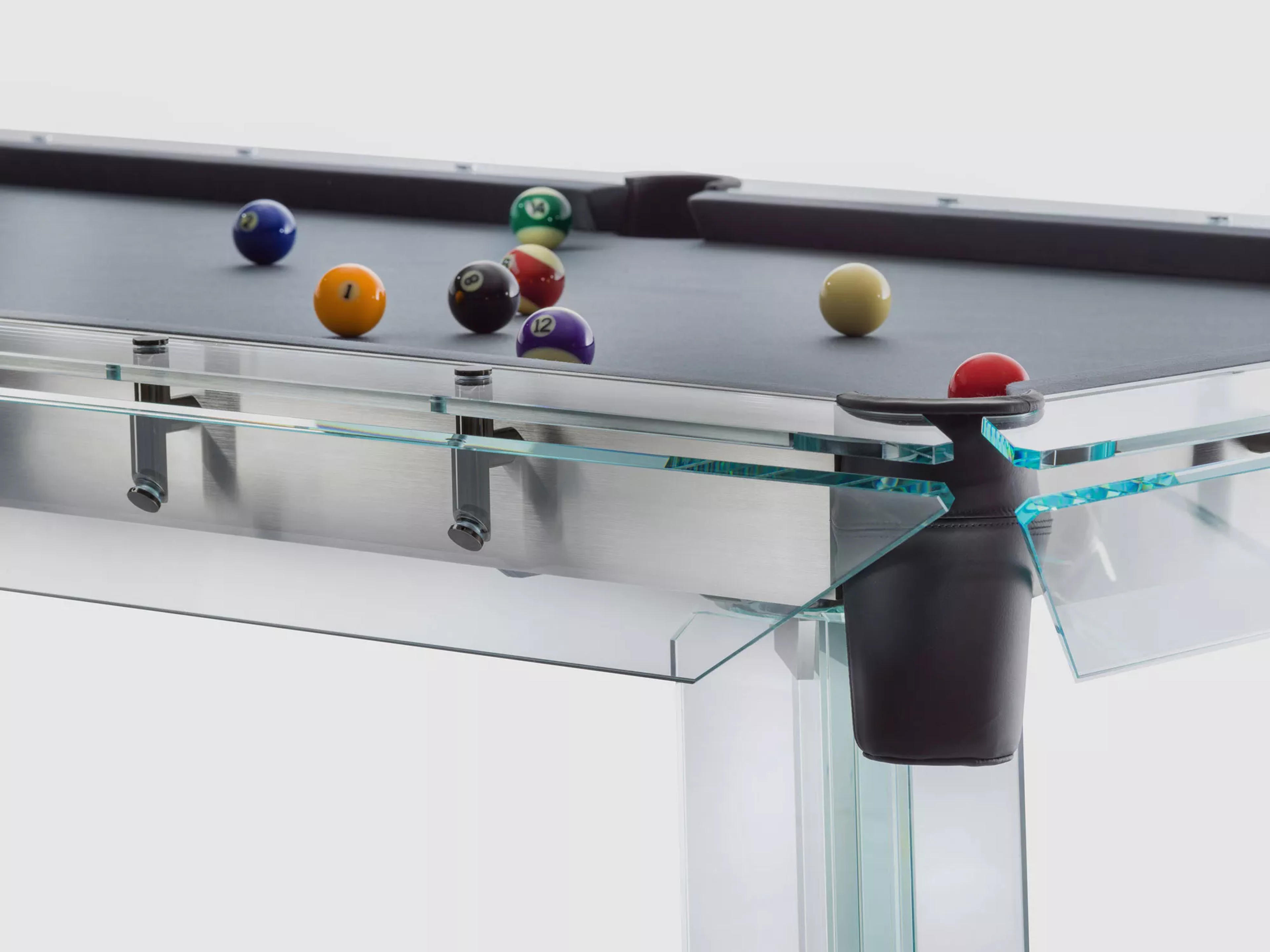 Filotto, glass pool table