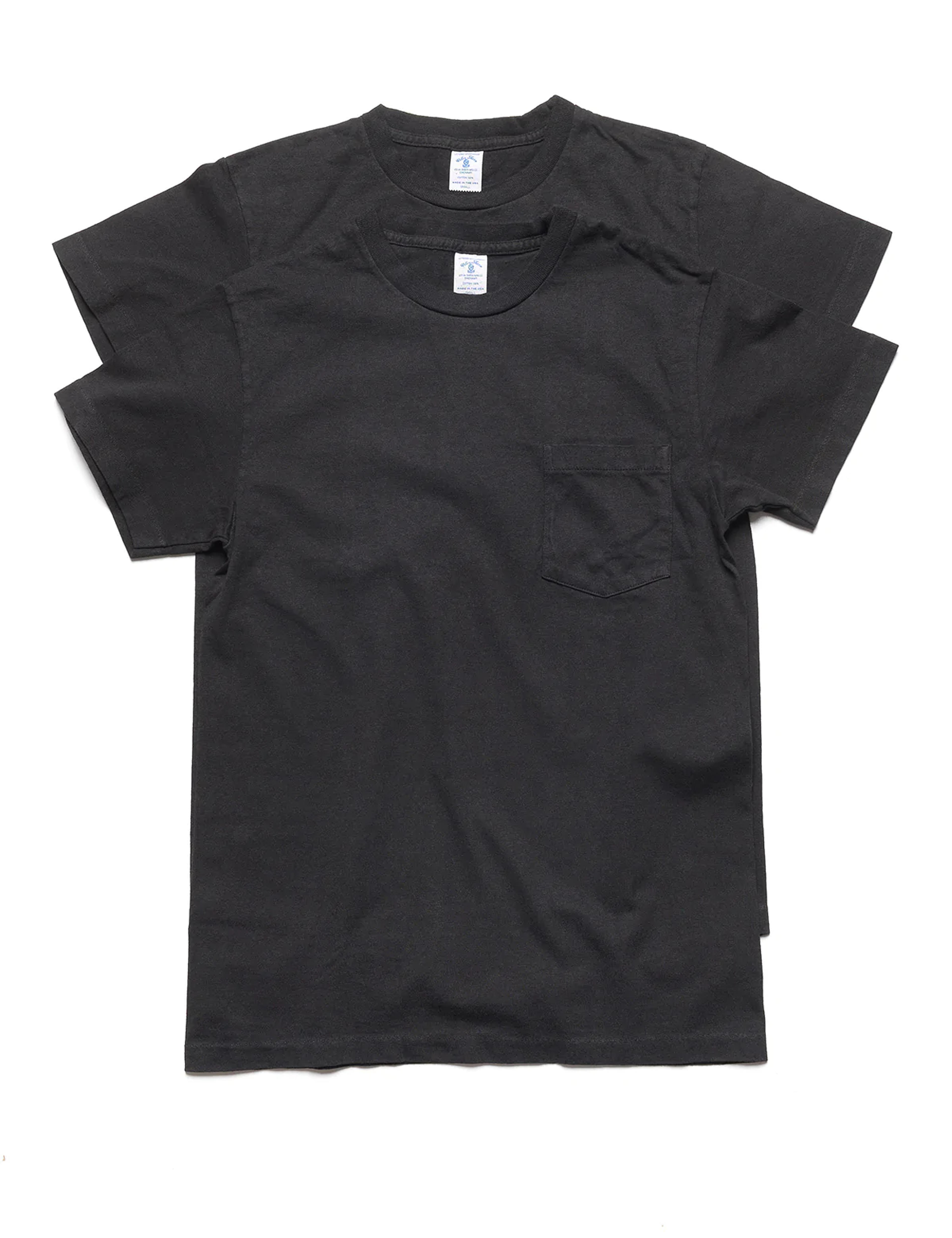 2-Pack Short Sleeve Pocket Tee in Black – Brooklyn Tailors