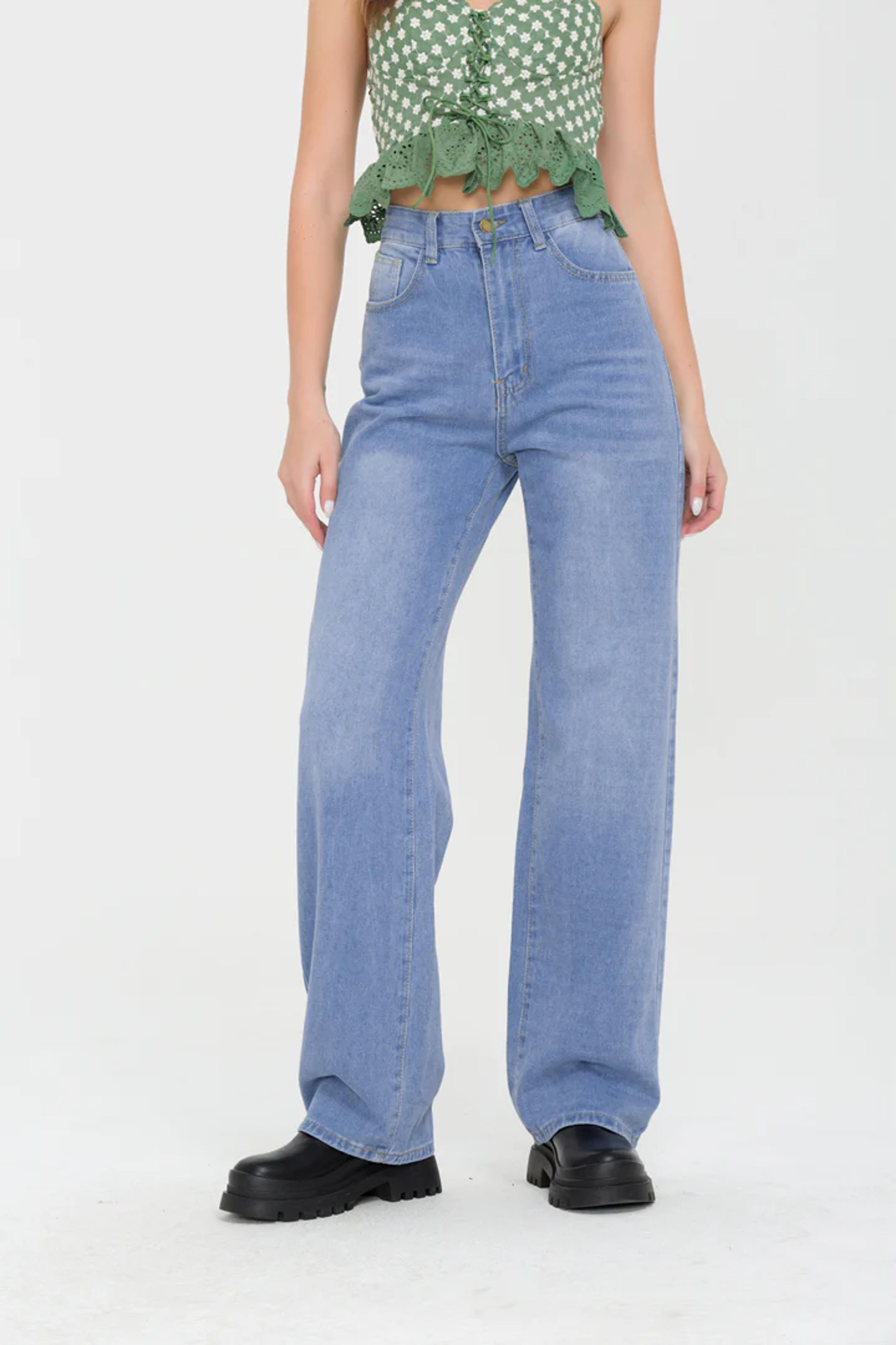 High Waist Straight Leg Jeans – Micas