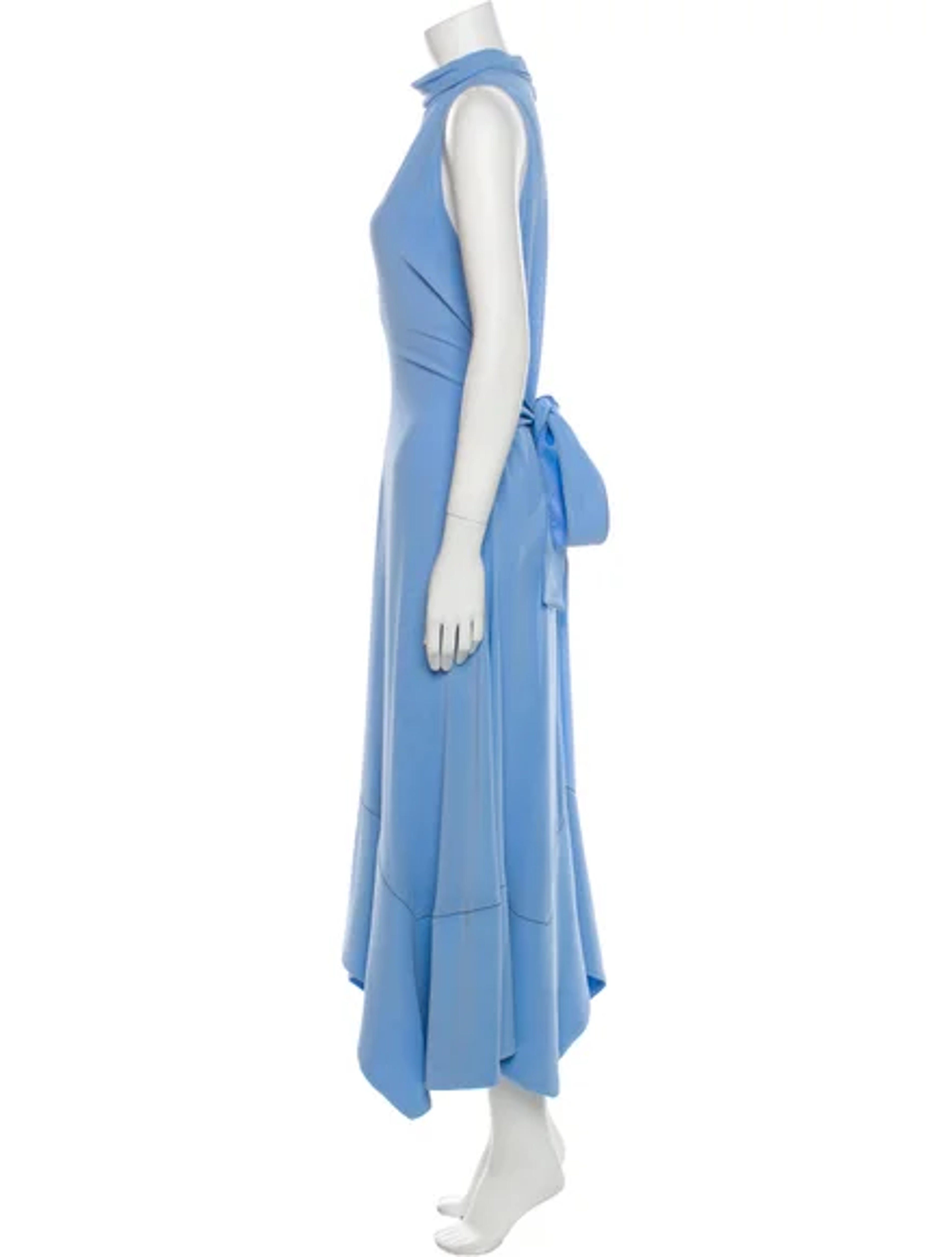 Proenza Schouler Silk Long Dress - Blue Dresses, Clothing - PRO96985 | The RealReal