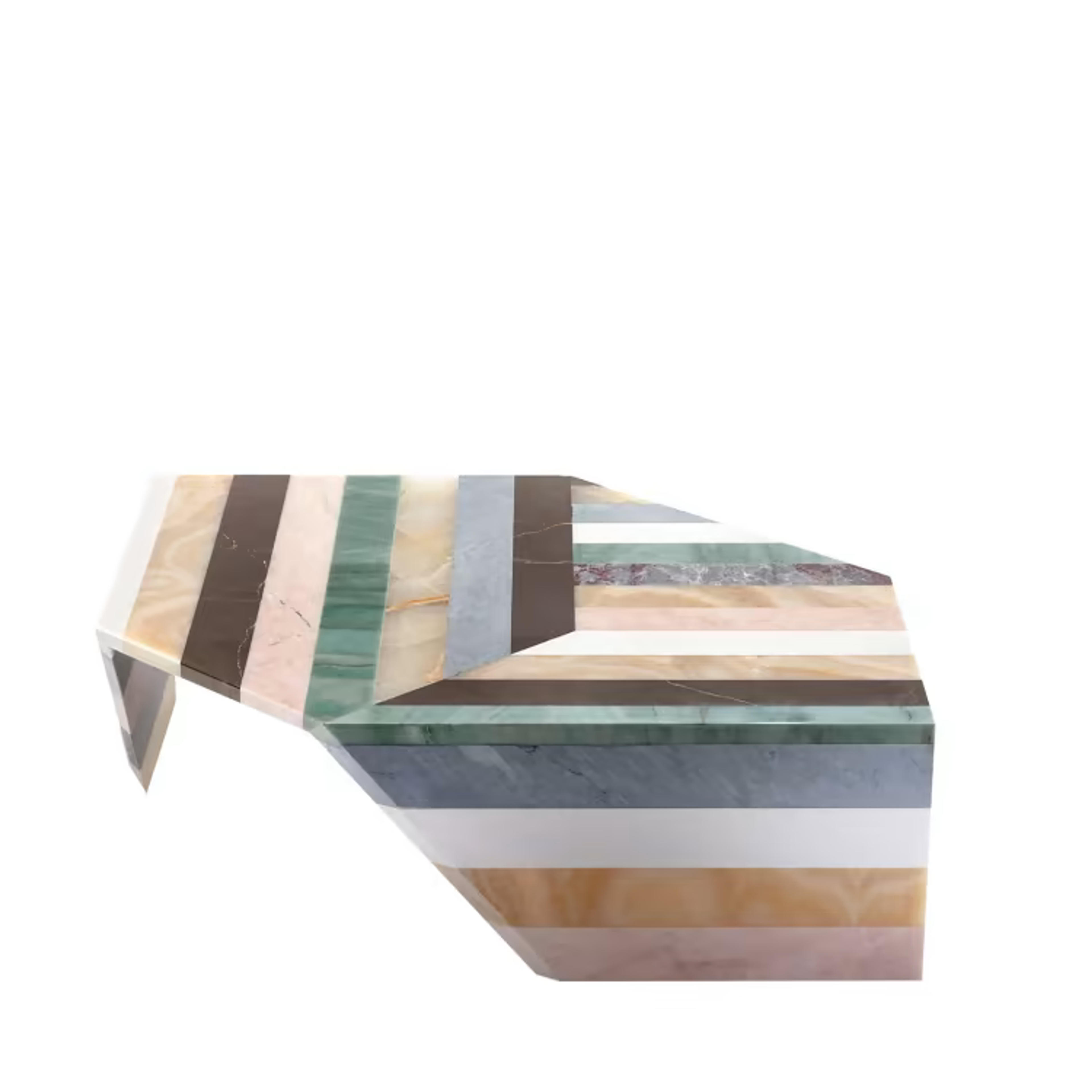 Origami Stripes Coffee Table II by Patricia Urquiola Budri | Artemest