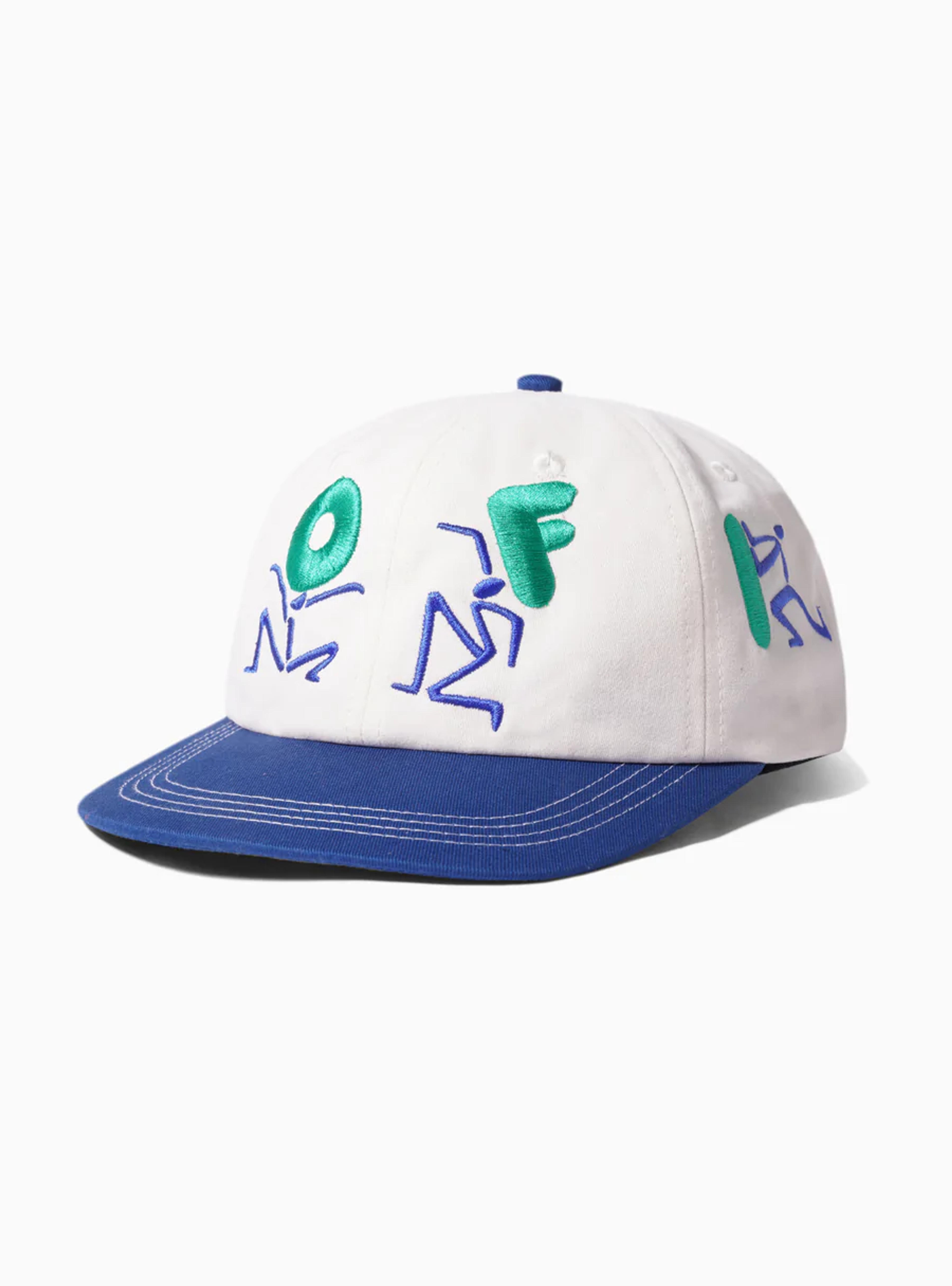 Performing Arts 6-Panel Cap Natural & Blue by Lo-Fi | Couverture & The Garbstore