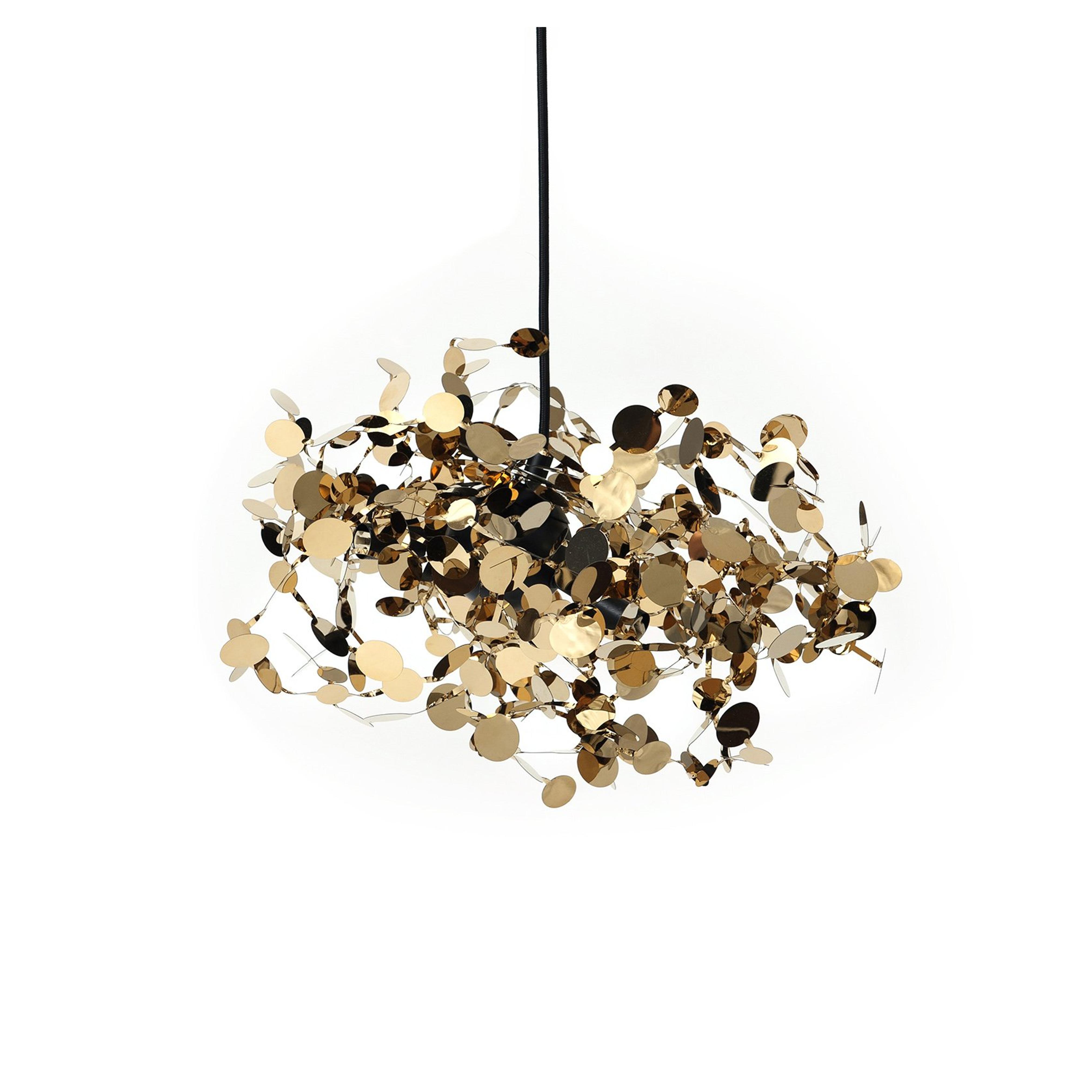 MEELANO 109-BRS Chandelier, Brass