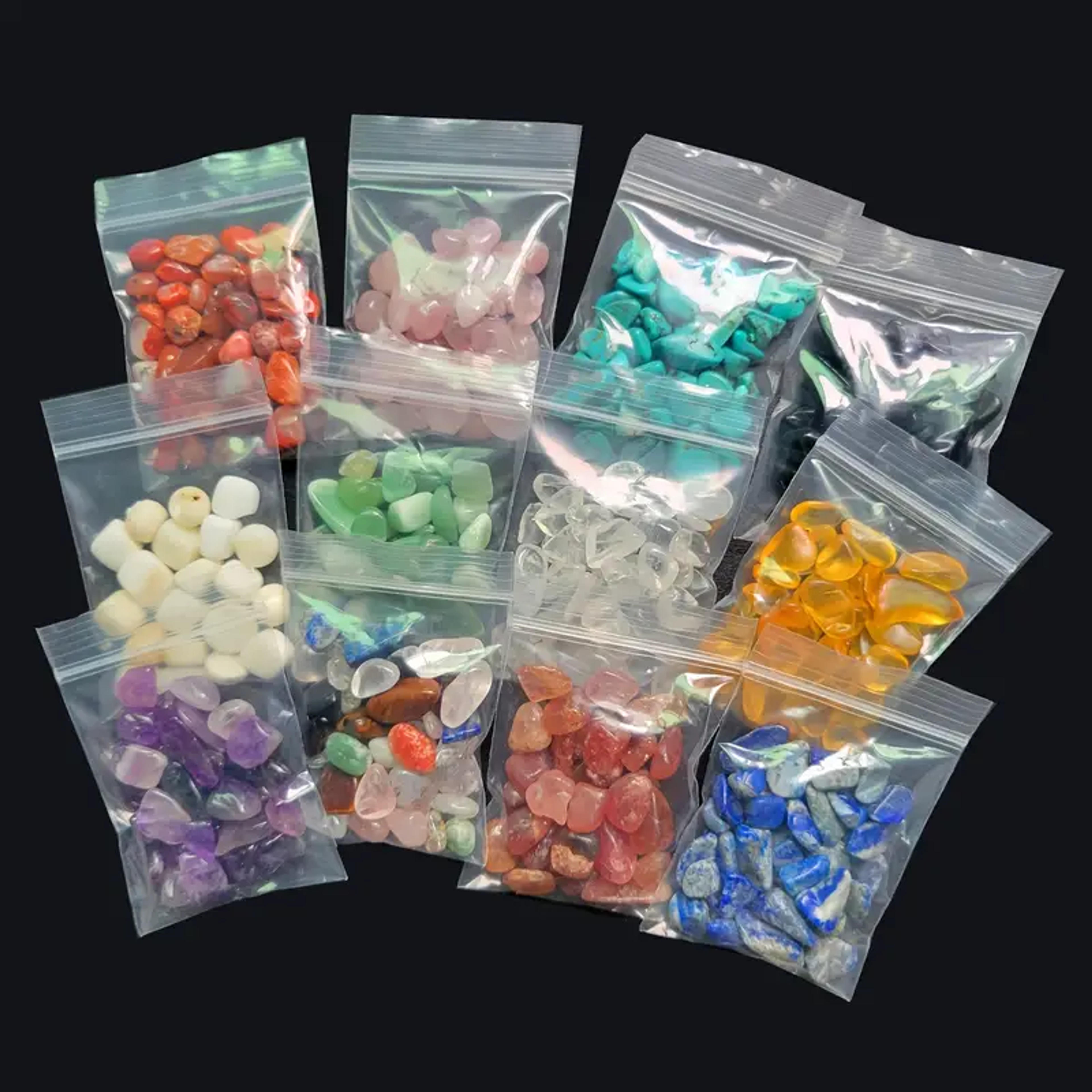 12bags Mini Crystal Stones Tumble Chip Stones Crush Stones,amethyst,rose Quartz,lapis Lazuli,green Avernturine,carnelian,clear Crystals For Jewelry Making,indoor Fountain Decor - Temu Australia