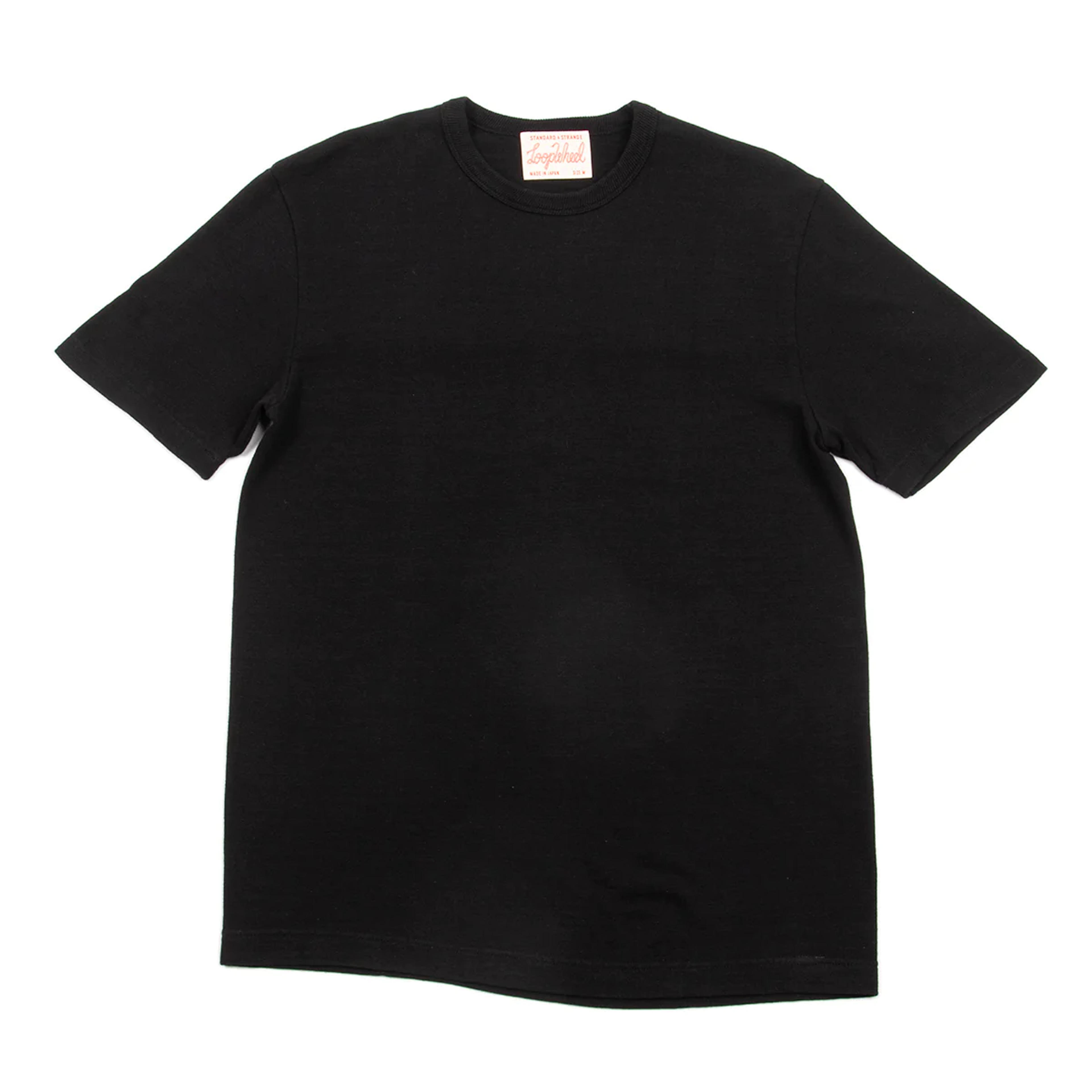 Standard & Strange Wakayama Special Loopwheel Tee - Black