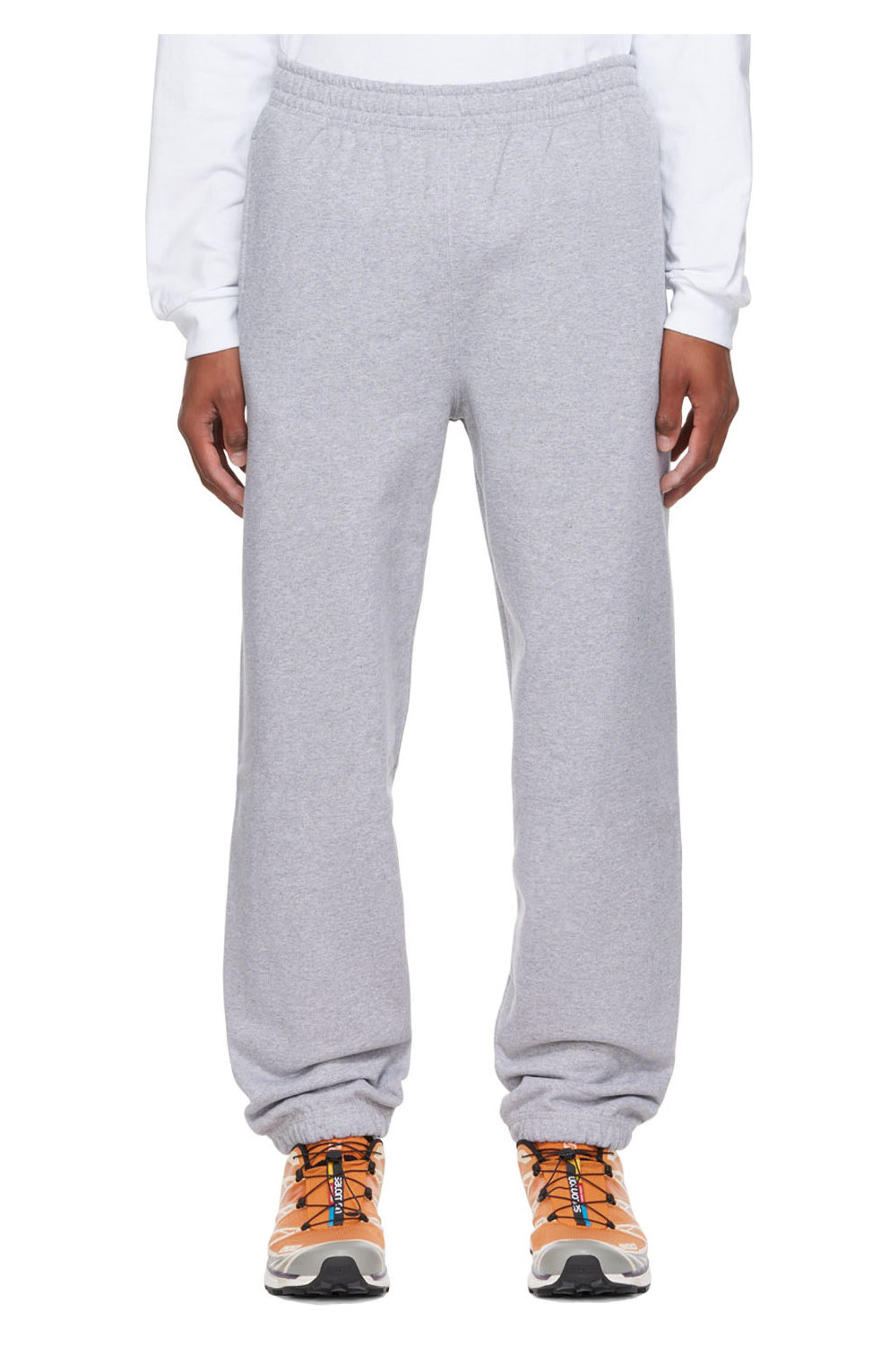 Gray Cotton Lounge Pants