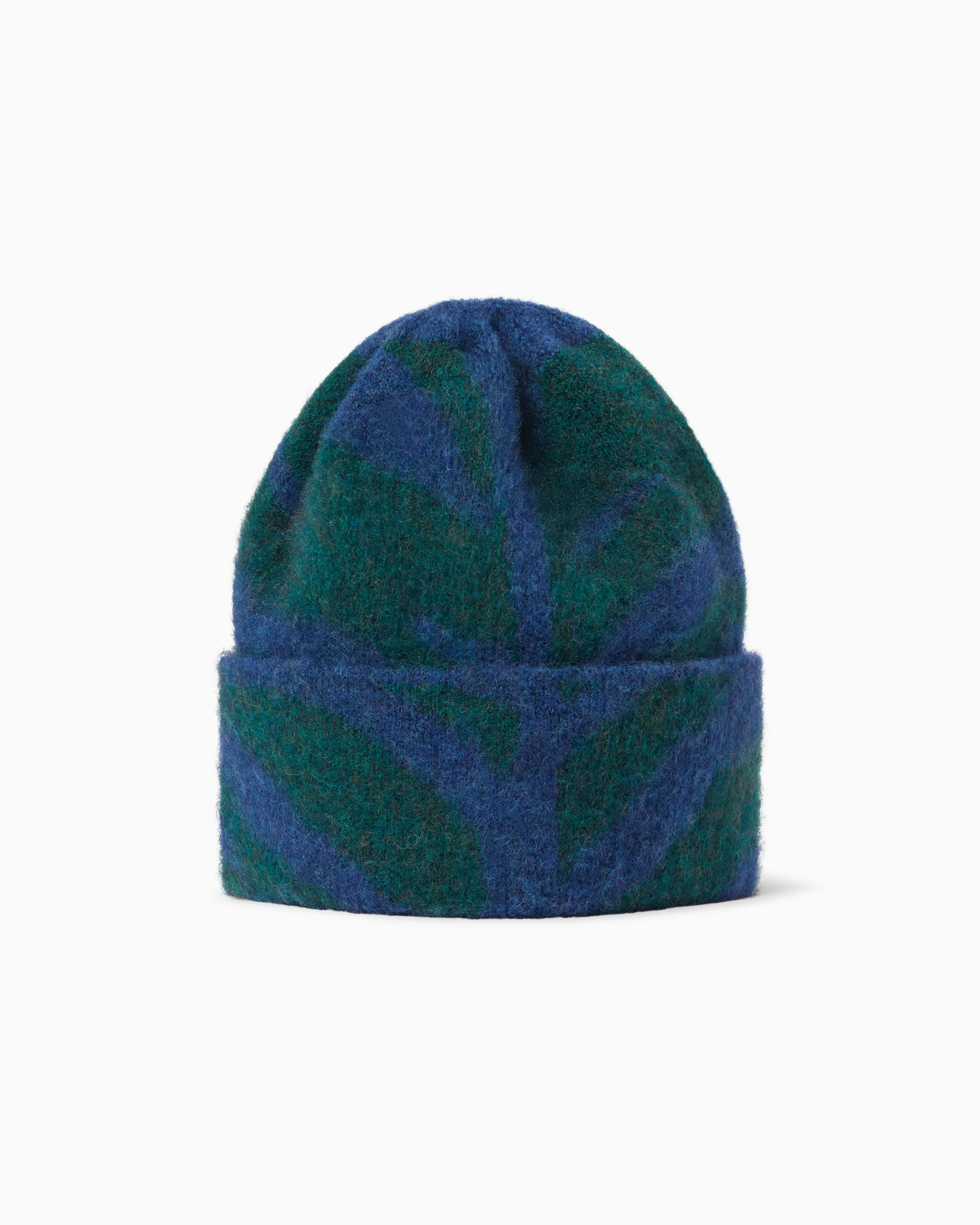 Tiger Knit Beanie - Green