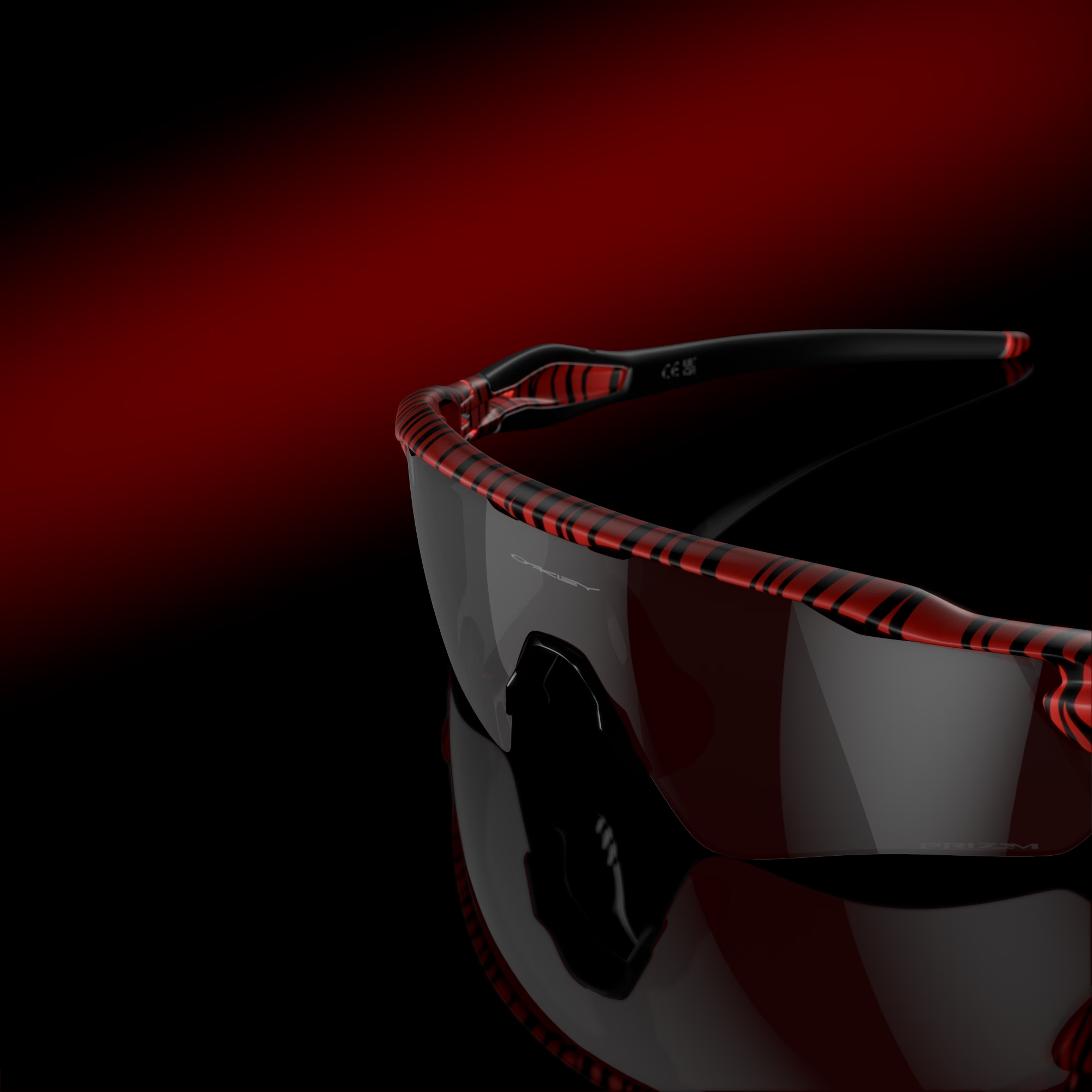 Radar® EV Path® Red Tiger Prizm Black Lenses, Red Tiger Frame Sunglasses | Oakley® US
