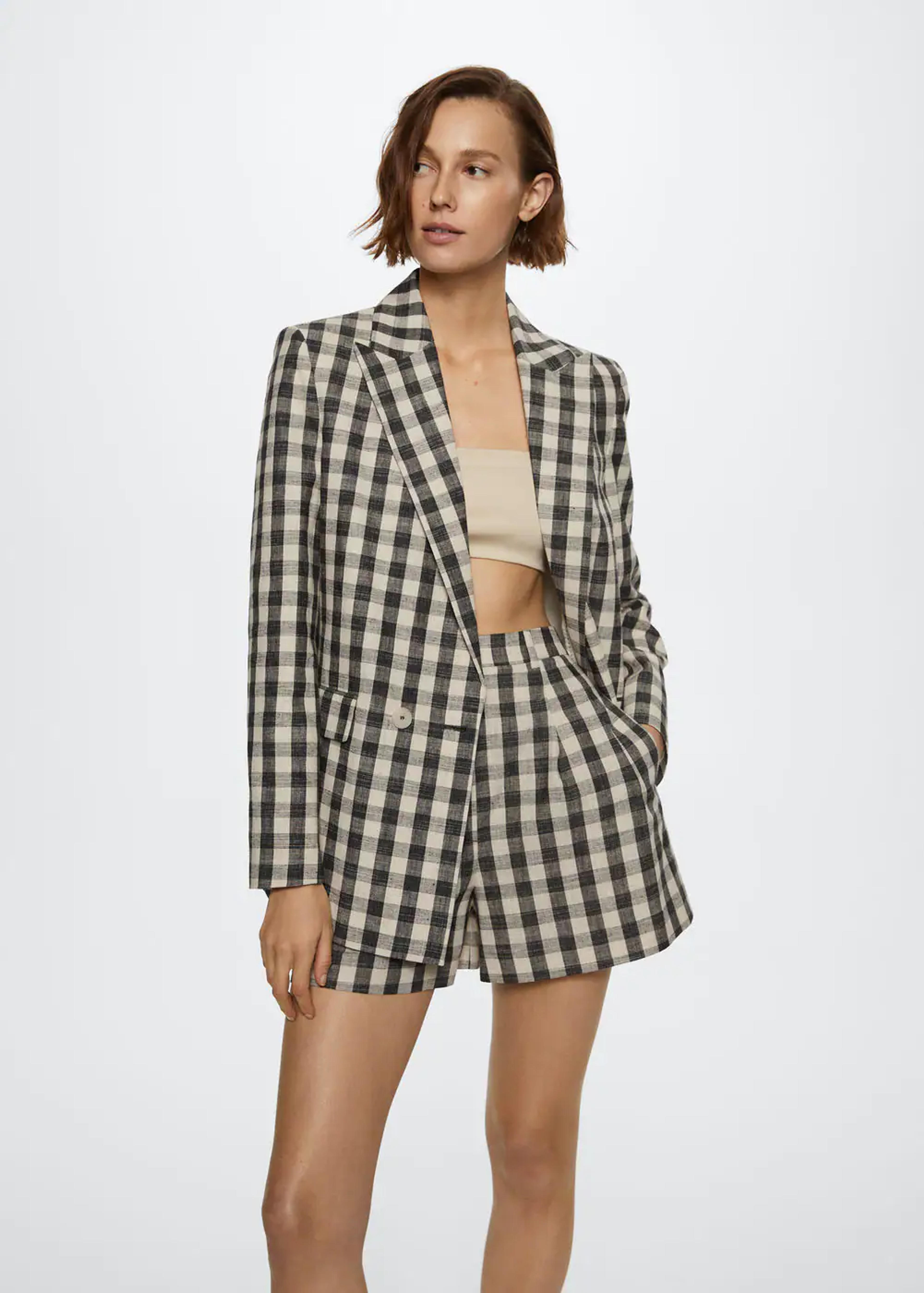 Check suit blazer - Women | Mango USA